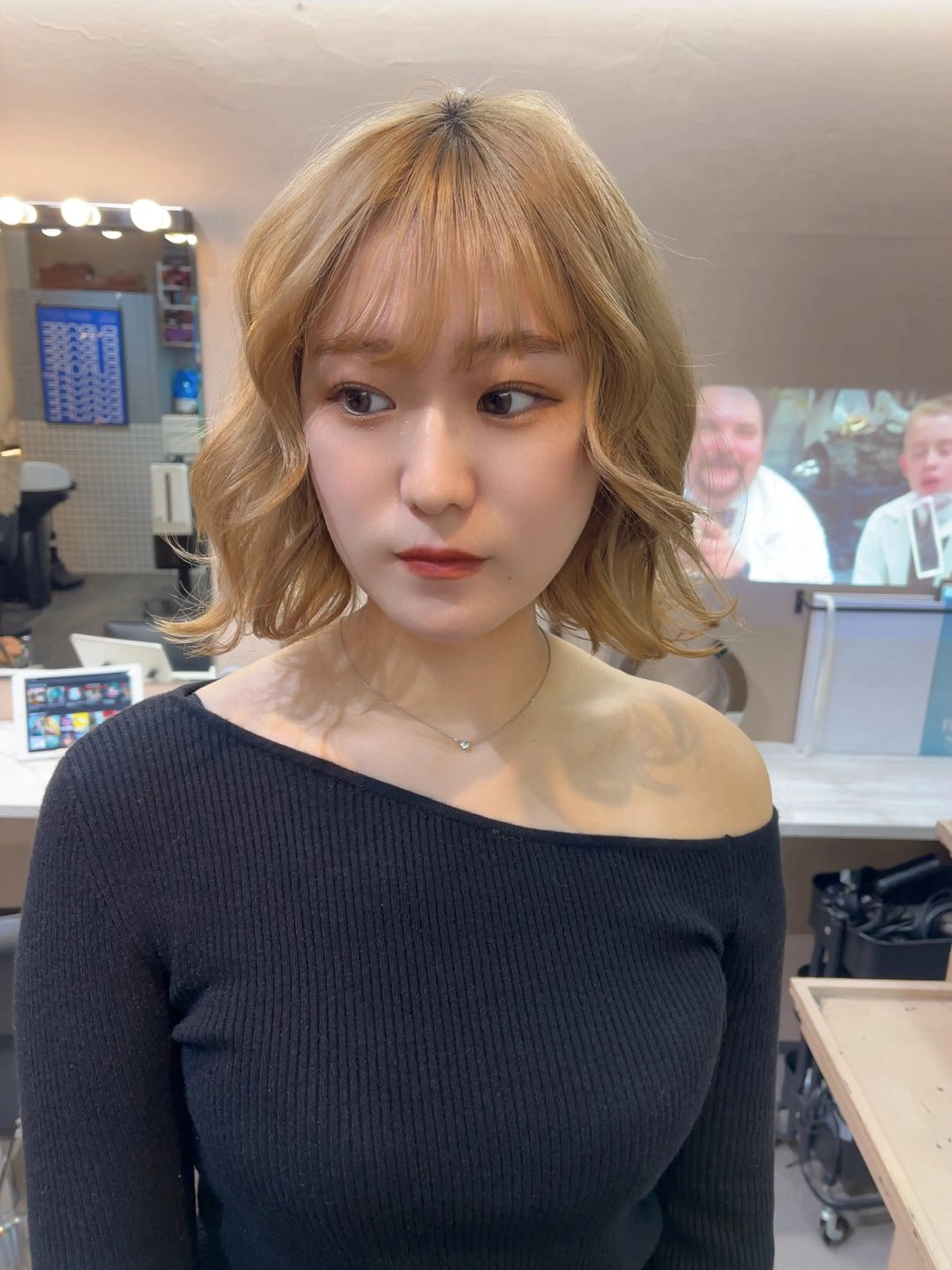 ショート ヘアアレンジ カット ヘアカラー トリートメント MIES amane(アマネ)のヘアスタイル