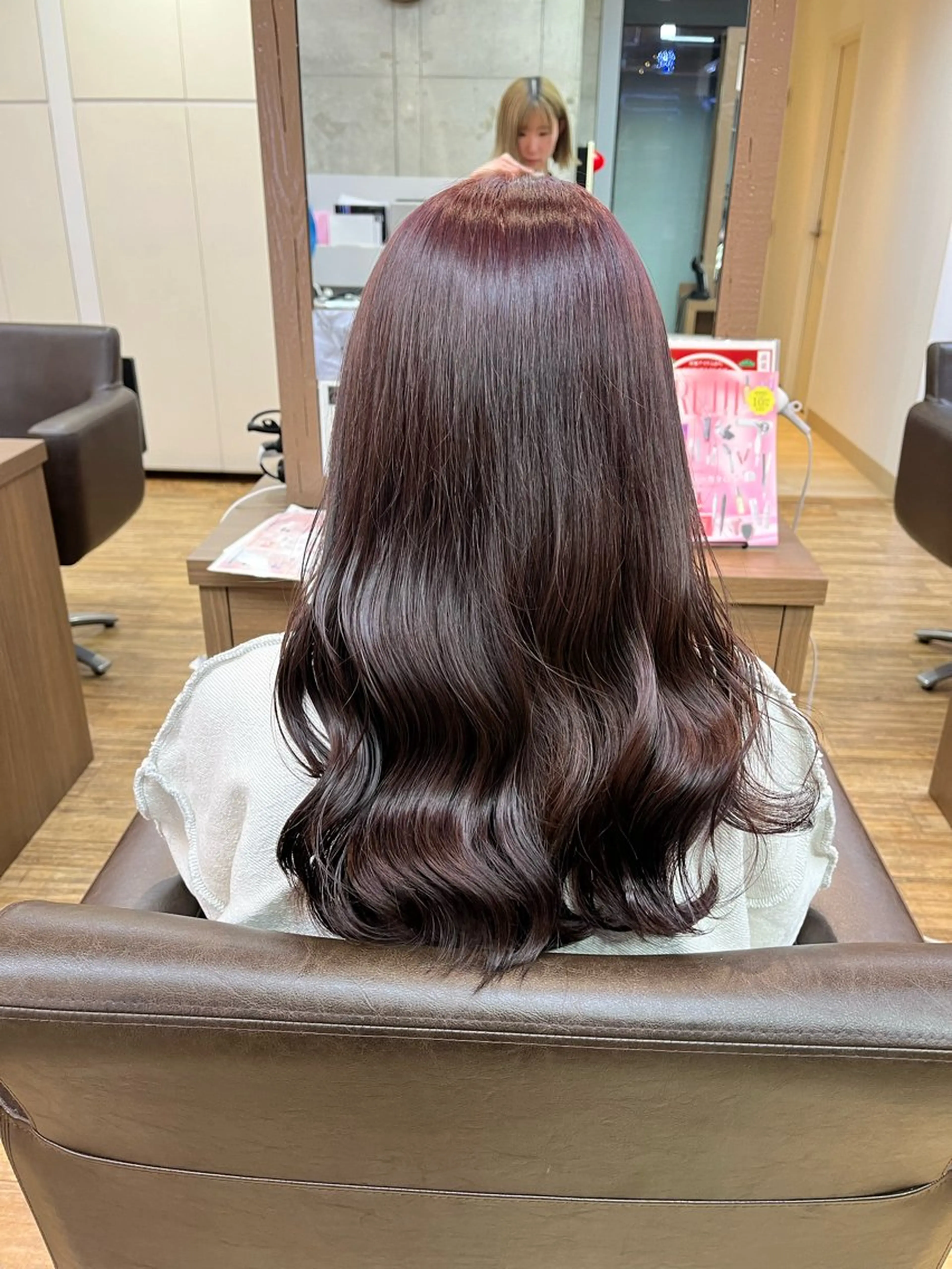 セミロング ヘアカラー 鬼松沙弥 ❤︎メンズパーマのヘアスタイル