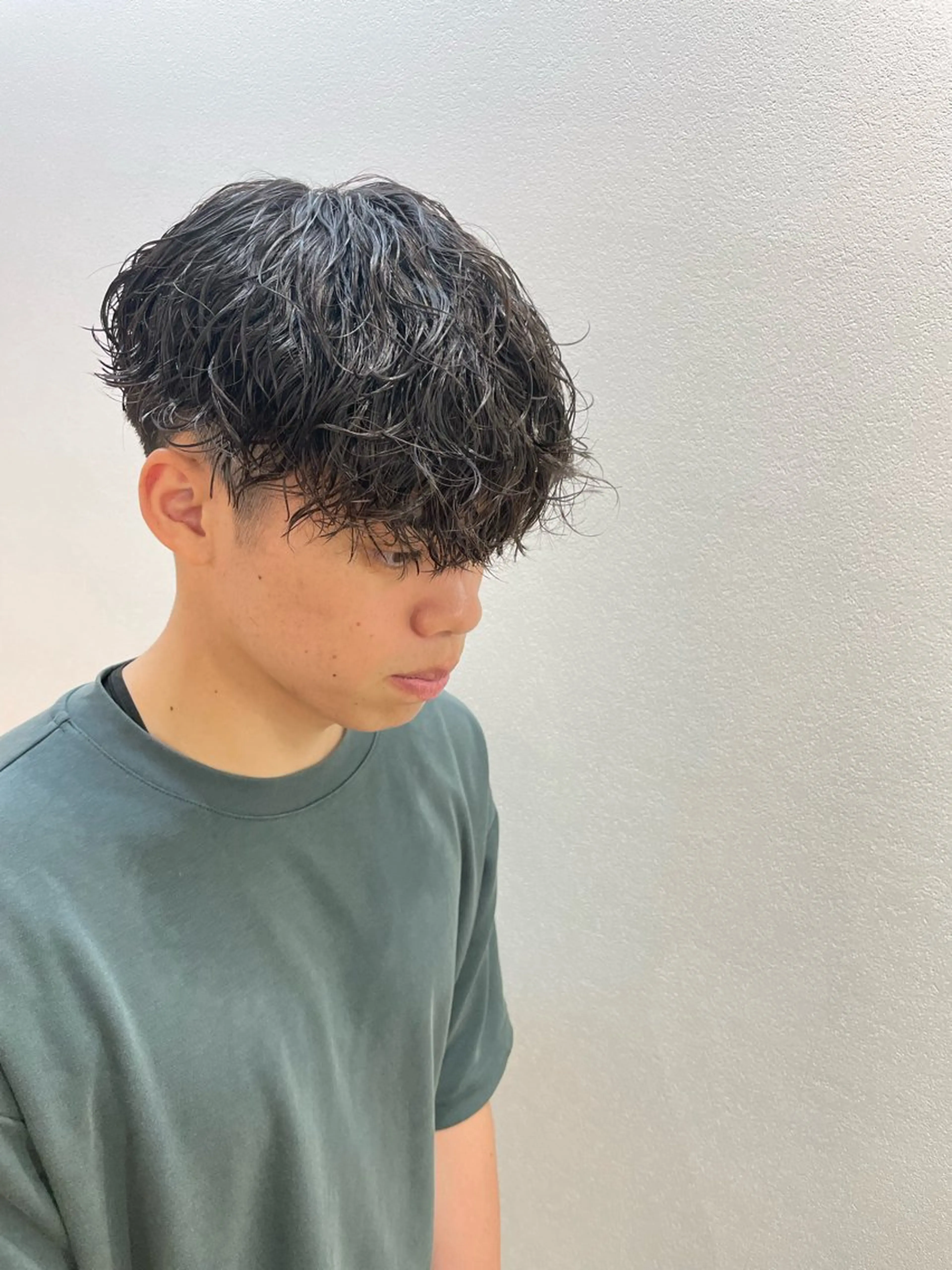 ショート パーマ メンズ カット パーマ メンズ特化美容師小島 慧太のヘアスタイル