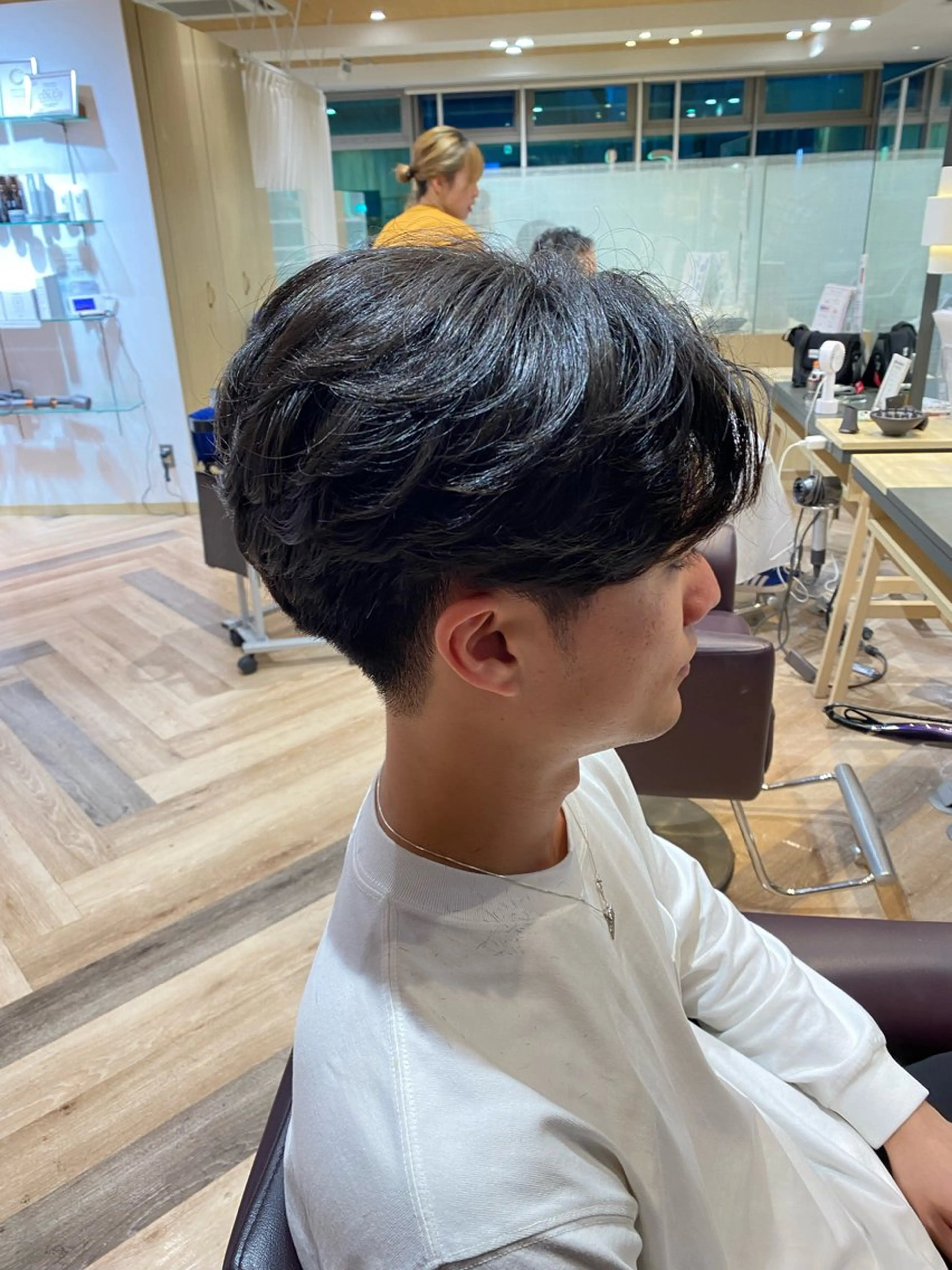 メンズ メンズ特化/フェザー /パーマ/伊勢元のヘアスタイル