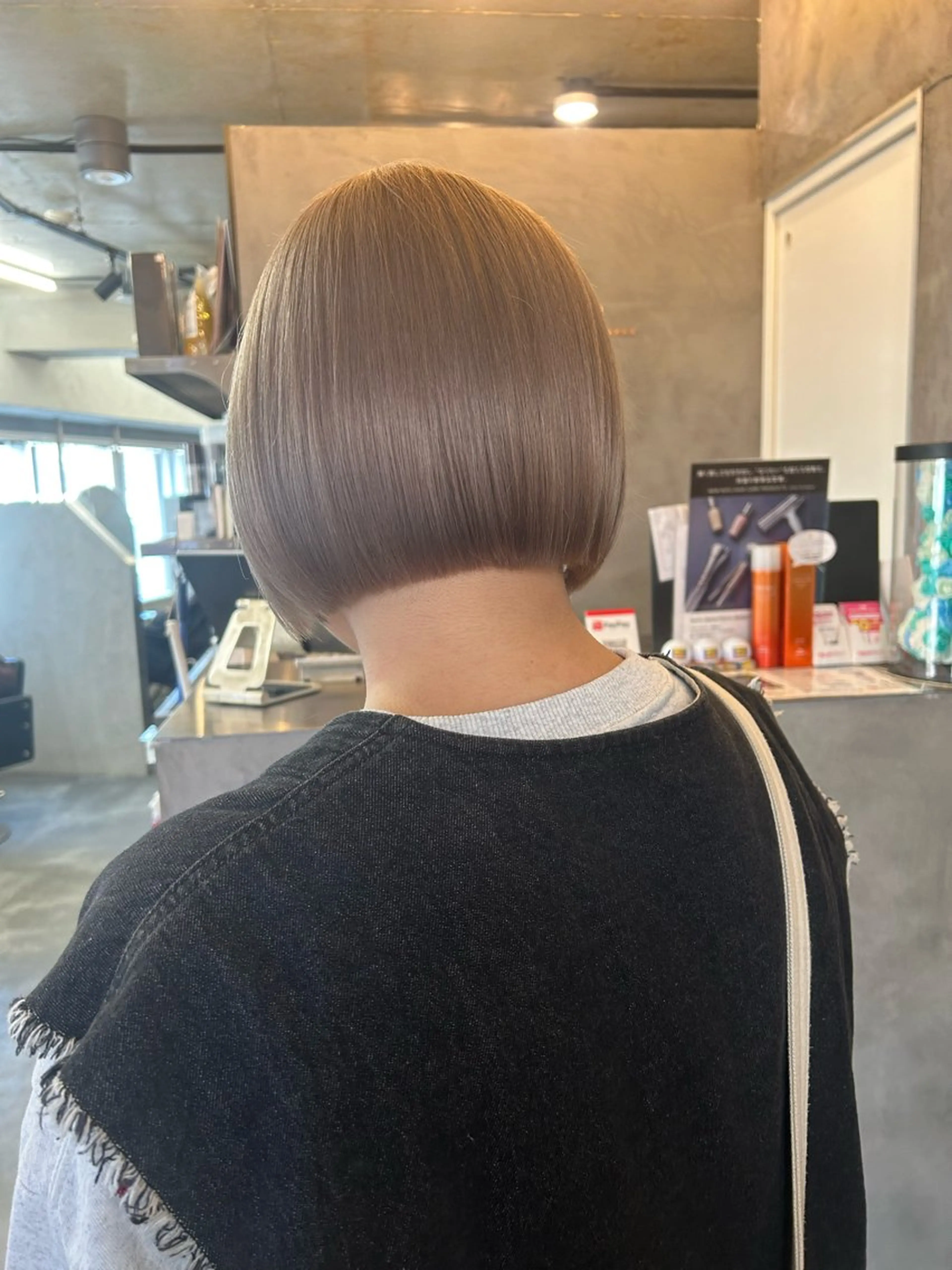 ショート カラー カット ヘアカラー トリートメント Haru/THREE …by velvetのヘアスタイル