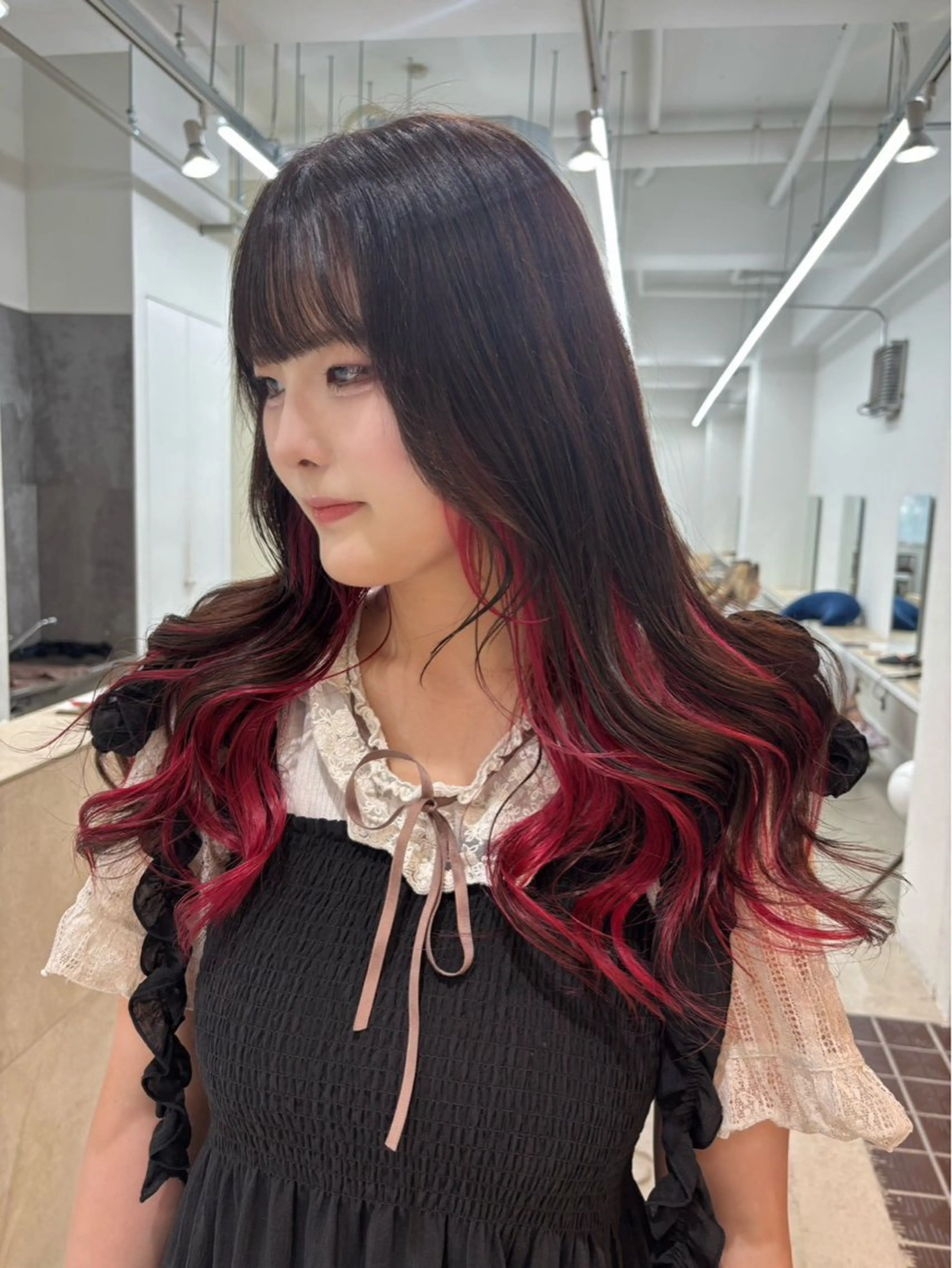 ロング カラー ヘアカラー 🪐ブリーチ/y2k ヘア🪐HARUKAのヘアスタイル