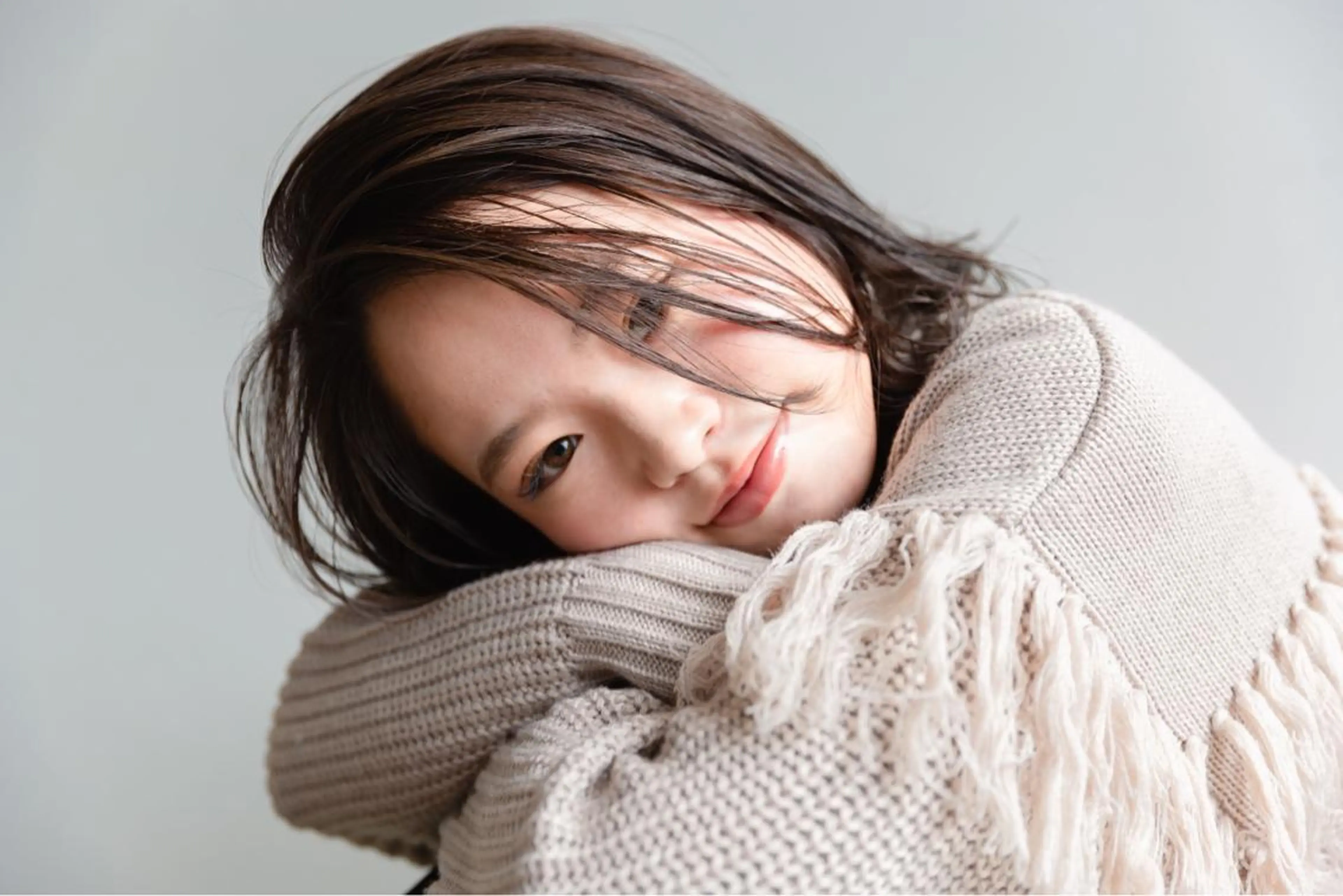 ミディアム カラー ツジガキ ユウスケのヘアスタイル