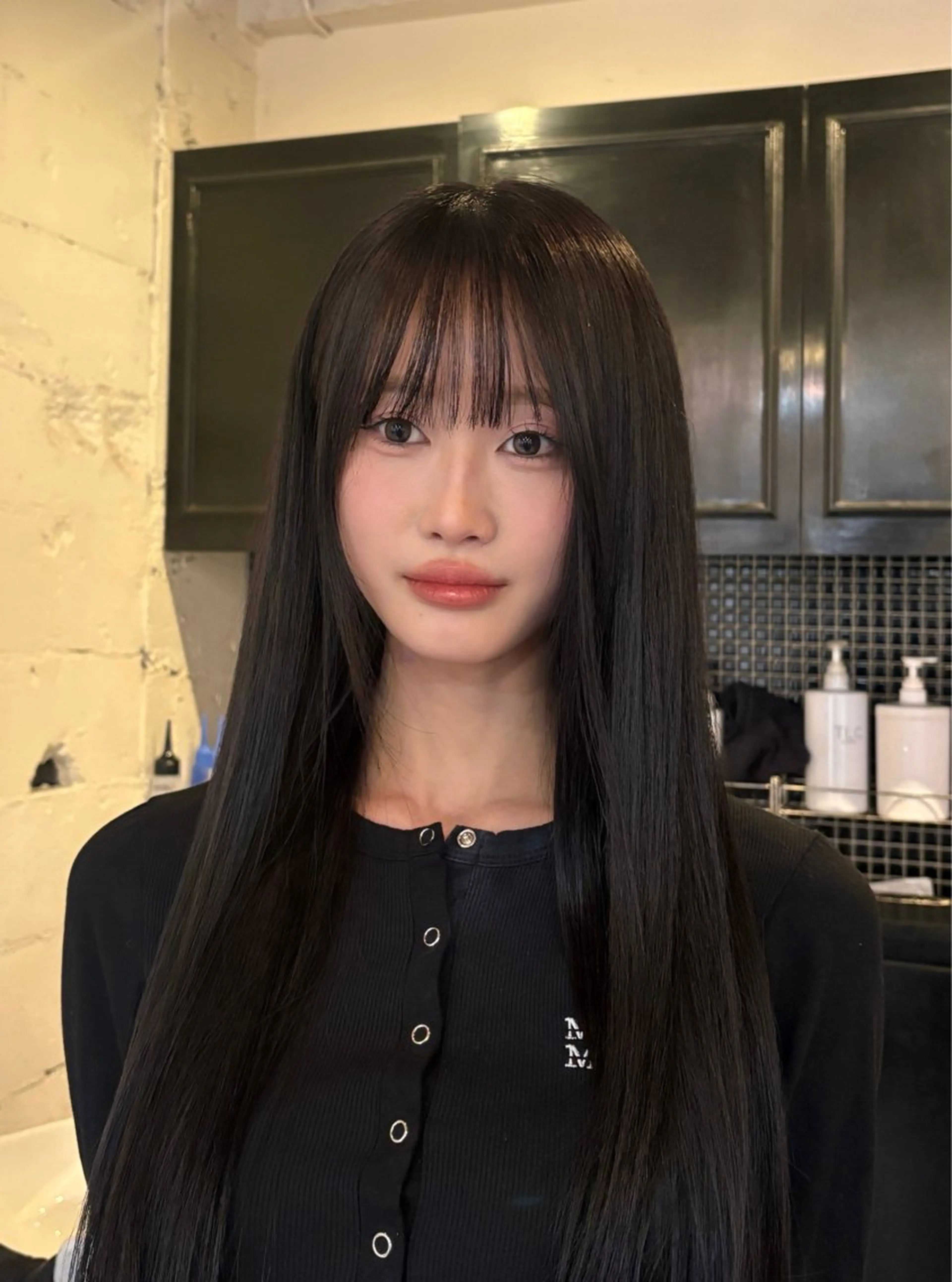 ロング カラー カット ヘアカラー トリートメント レディースカット🎀 NANAHAのヘアスタイル