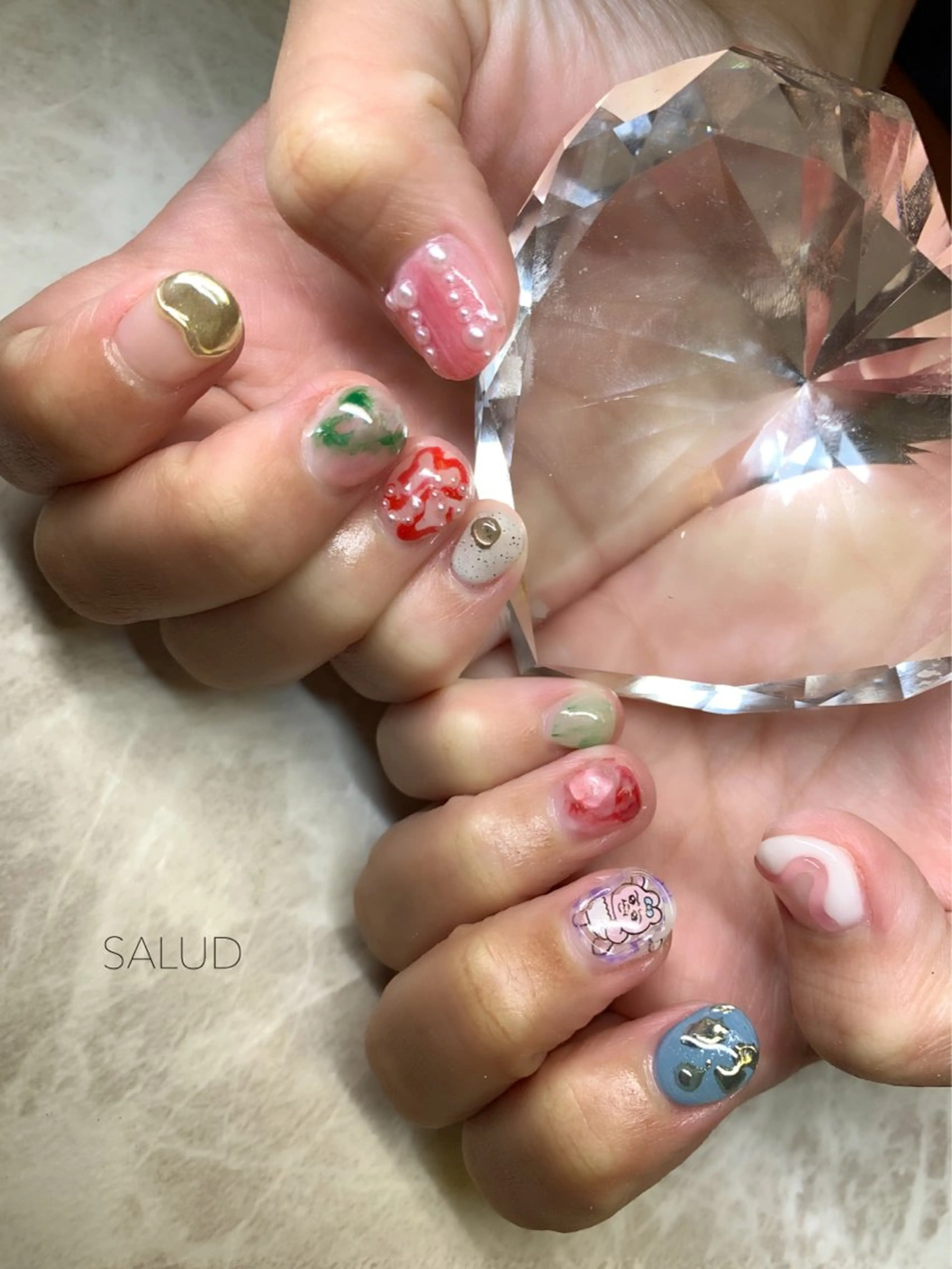 ネイル ハンドネイル Nail Salon SALUDのネイルデザイン