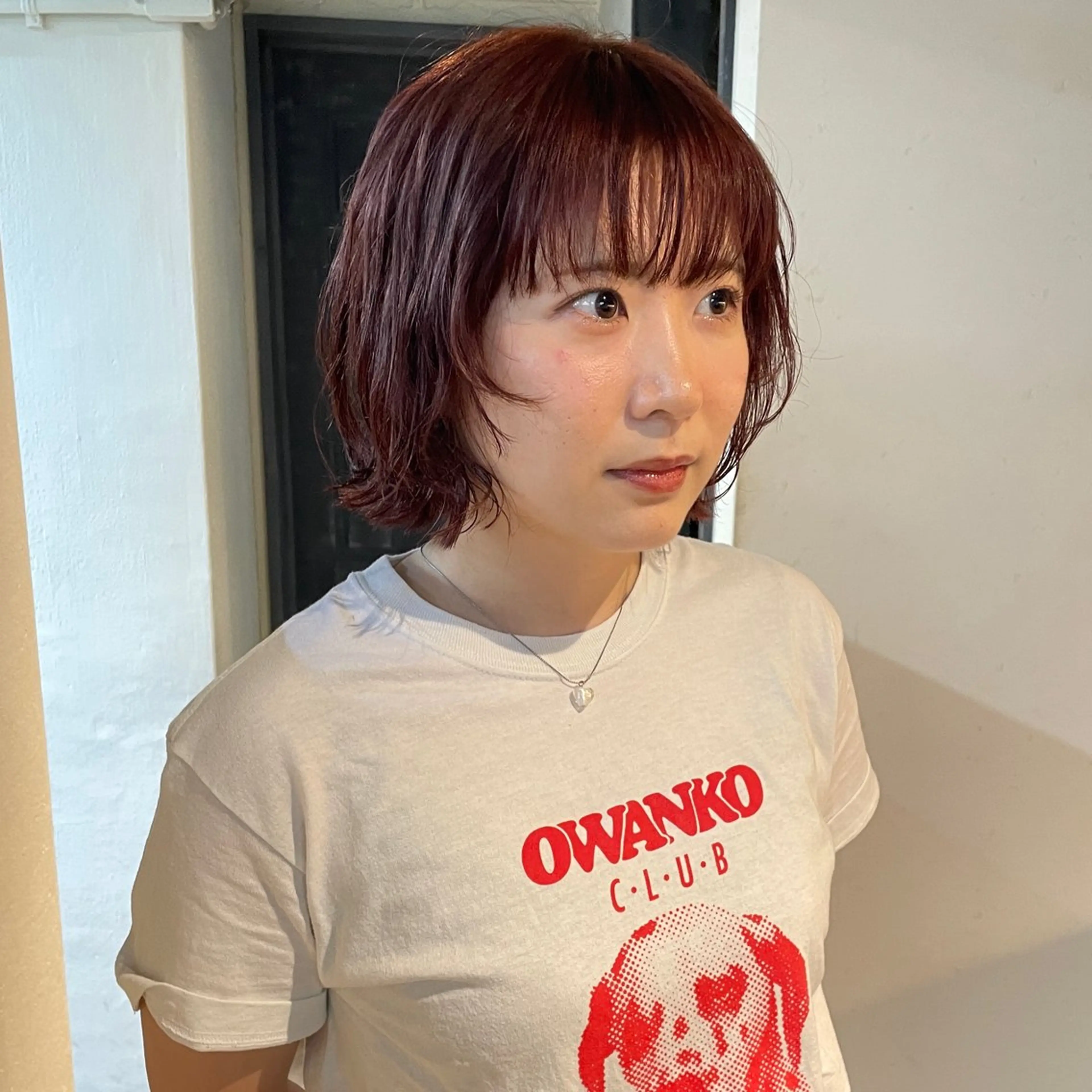 ショート カラー ブリーチ ブリーチなしカラー ヘアカラー トリートメント 野村矩樂/パーマ /縮毛矯正のヘアスタイル