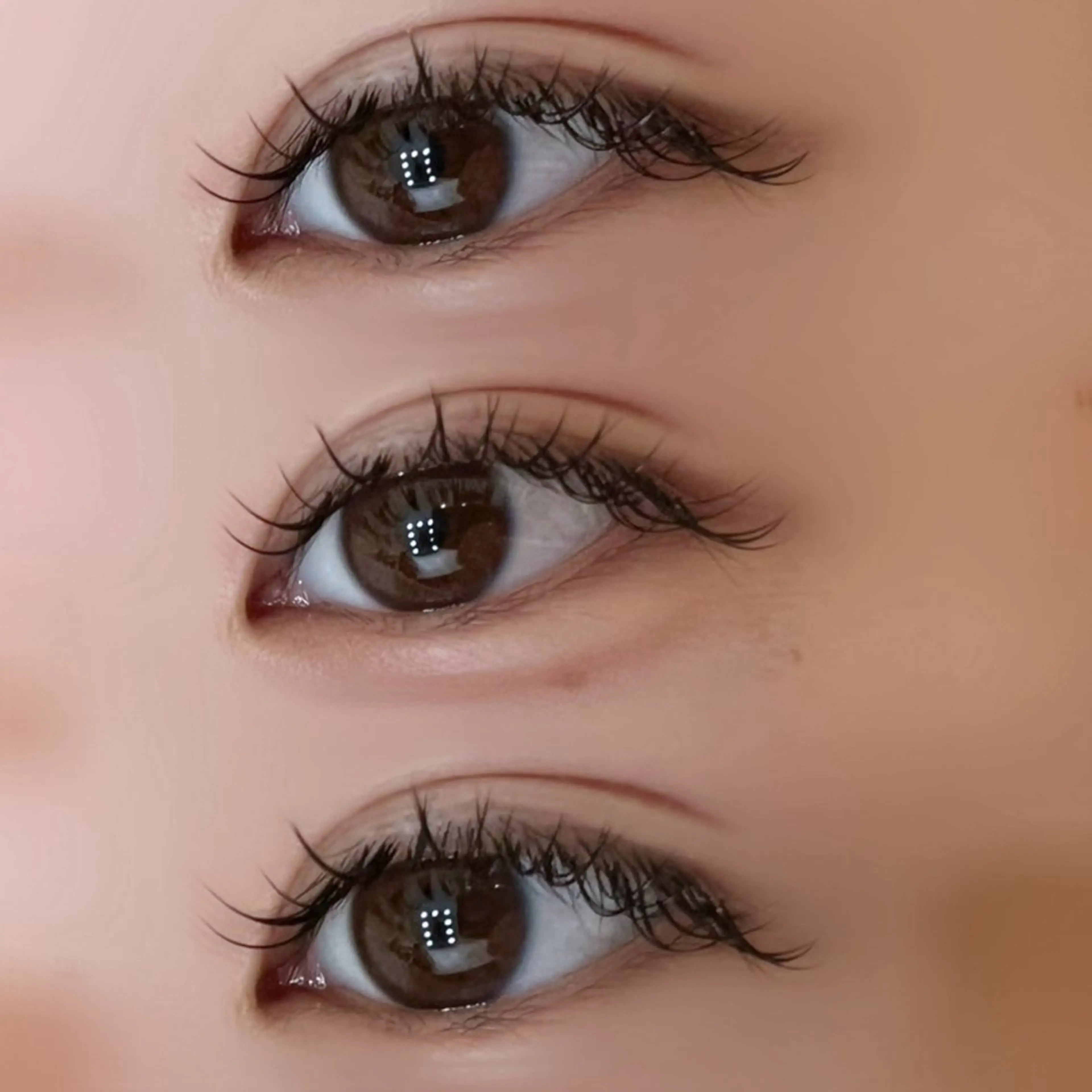 マツエク・マツパ 束感まつ毛 ナチュラル マツエク 岡本葵子カットモデル ┊束感マツエクのマツエク・マツパデザイン