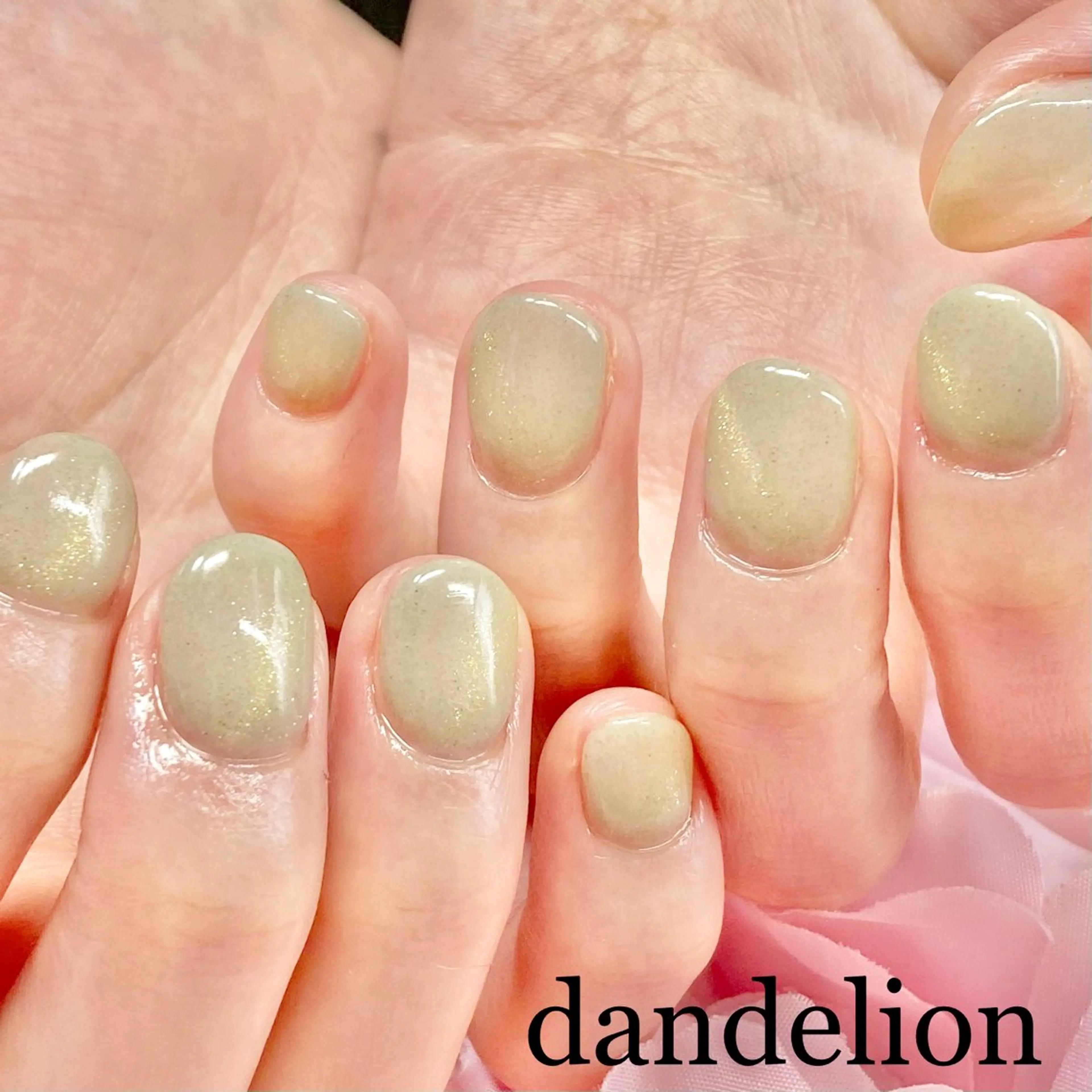 ネイル ハンドネイル ハンドケア dandelion ダンデライオンのネイルデザイン