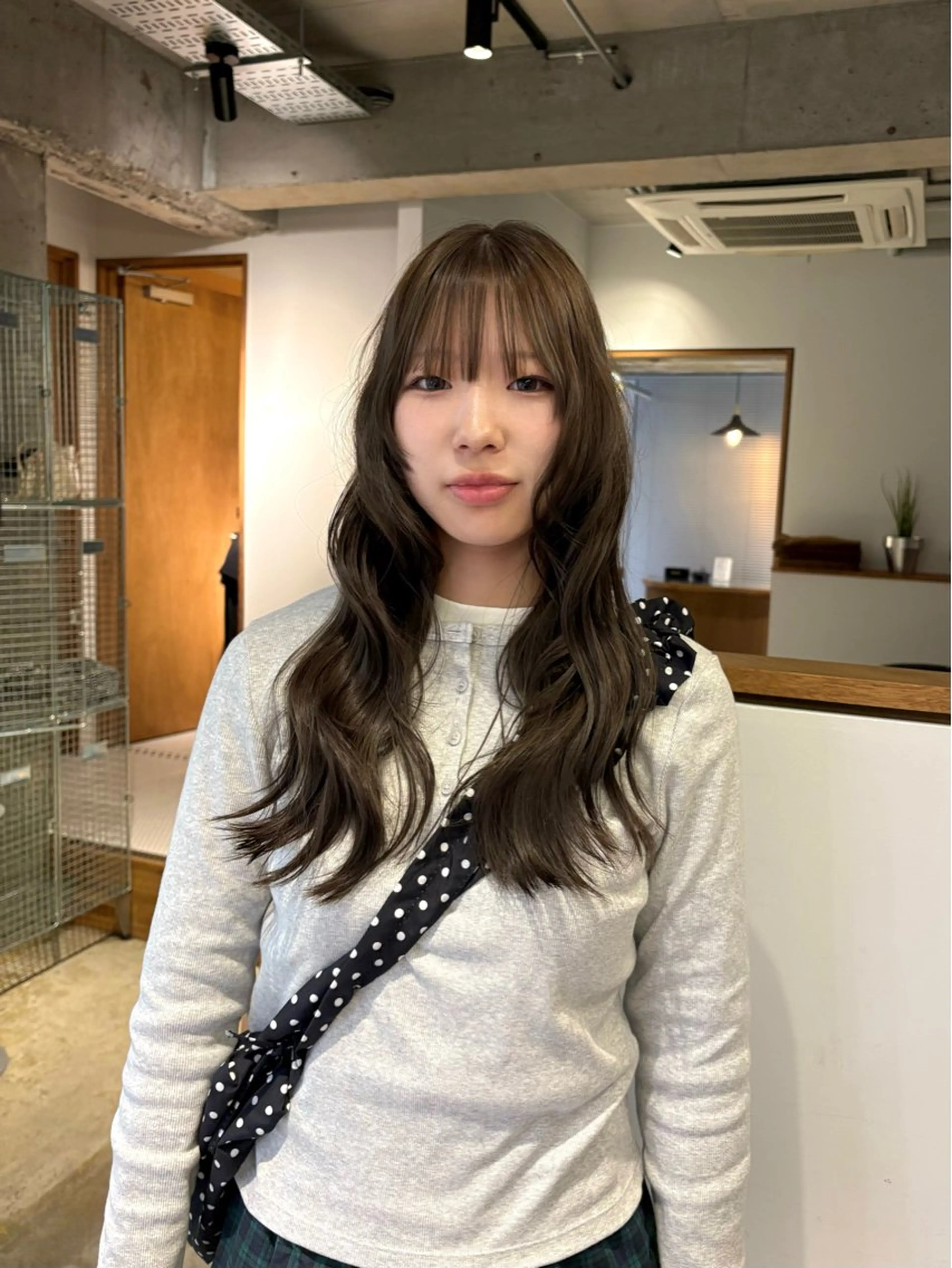 ロング カラー ベージュカラー 透明感カラー ダブルカラー オリーブベージュ ヘアカラー 名駅/ブリーチカラー /masaki⠀のヘアスタイル