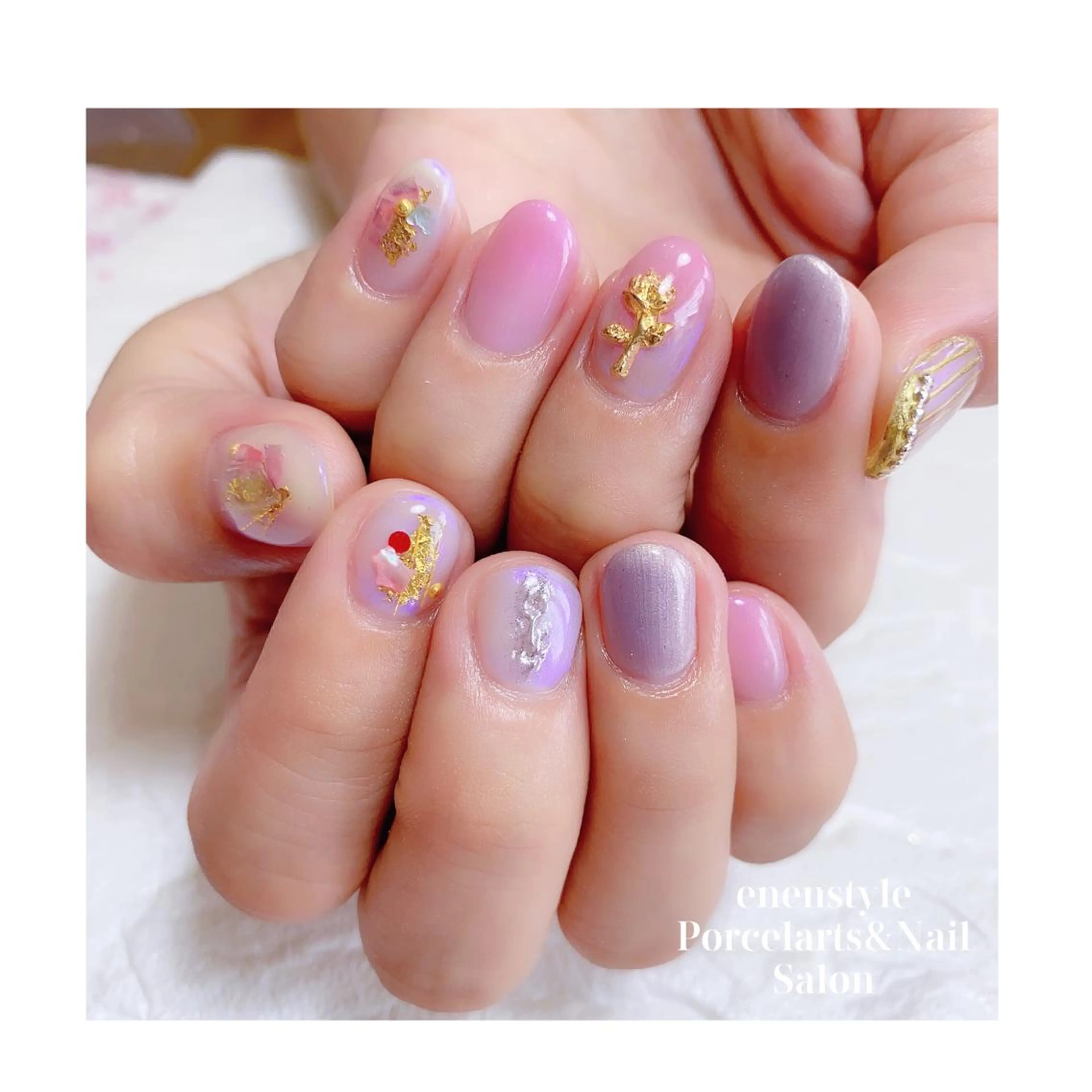 ショート ネイル ジェルネイル ニュアンスネイル オフィスネイル ワンカラーネイル パラジェル ハンドネイル 👑enen style👑のネイルデザイン