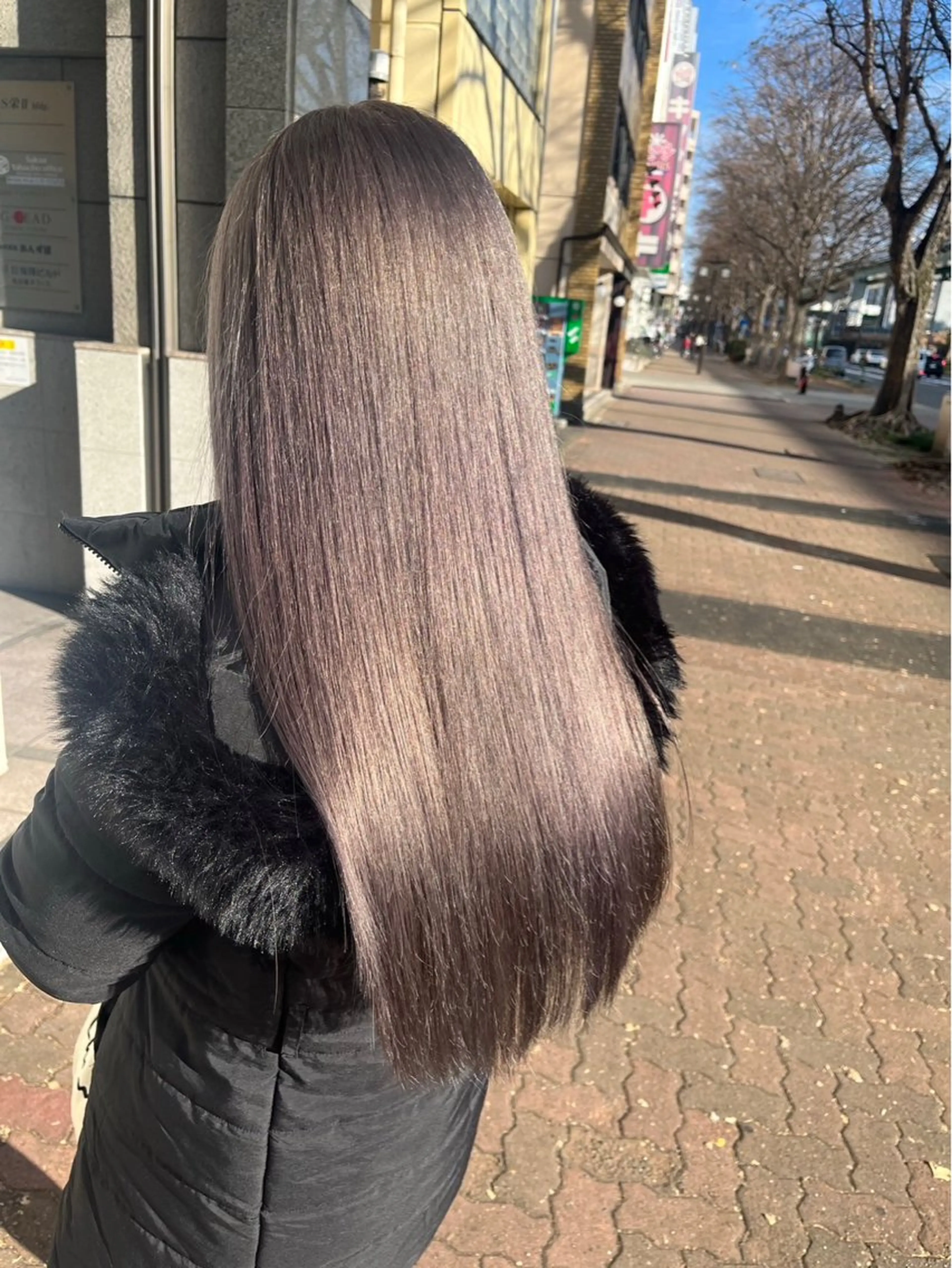 ロング カット ヘアカラー トリートメント 💎JADE GRACE💎のヘアスタイル