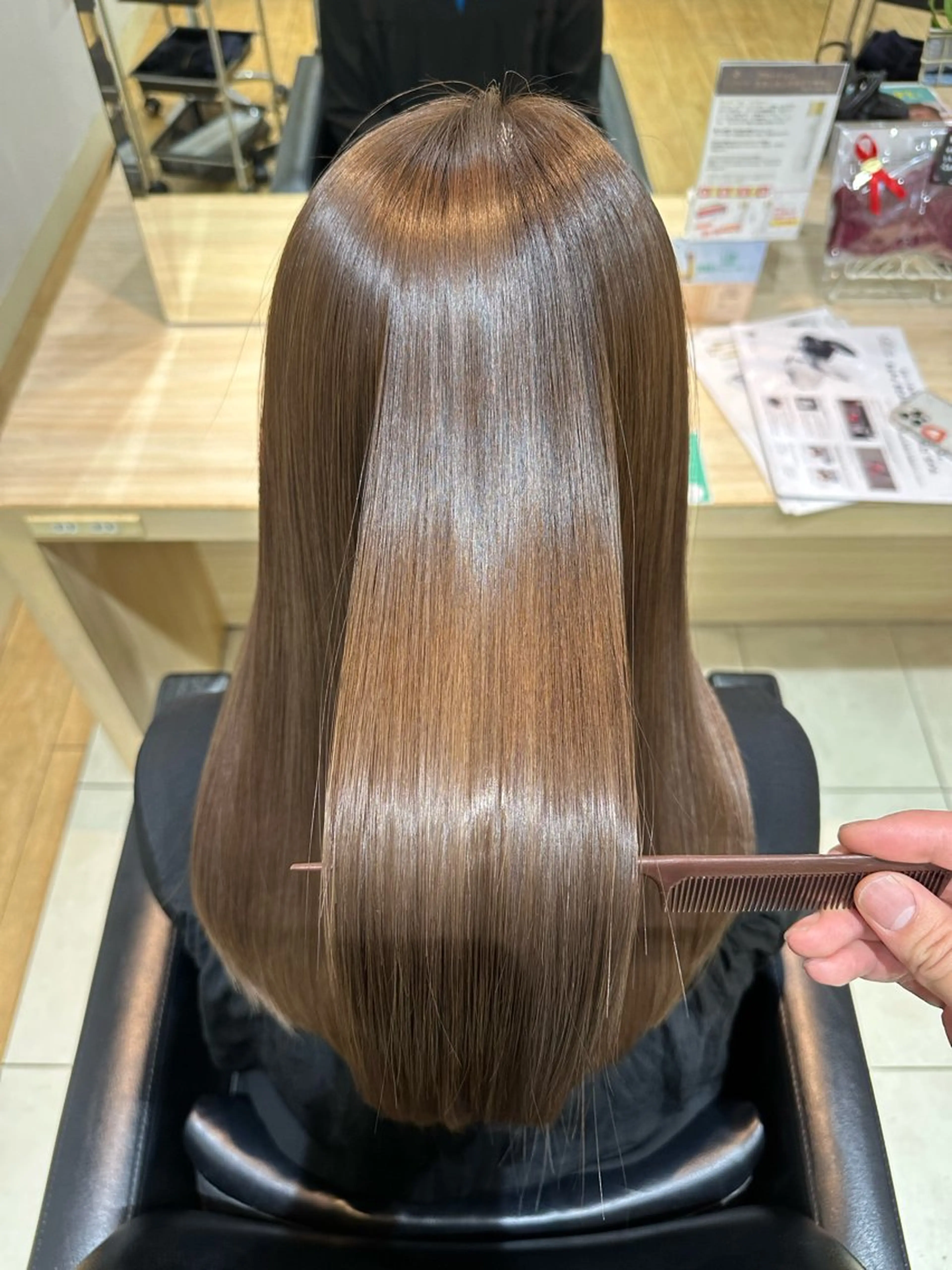 ロング 縮毛矯正 KO コウ 【SARA 新宮店】のヘアスタイル