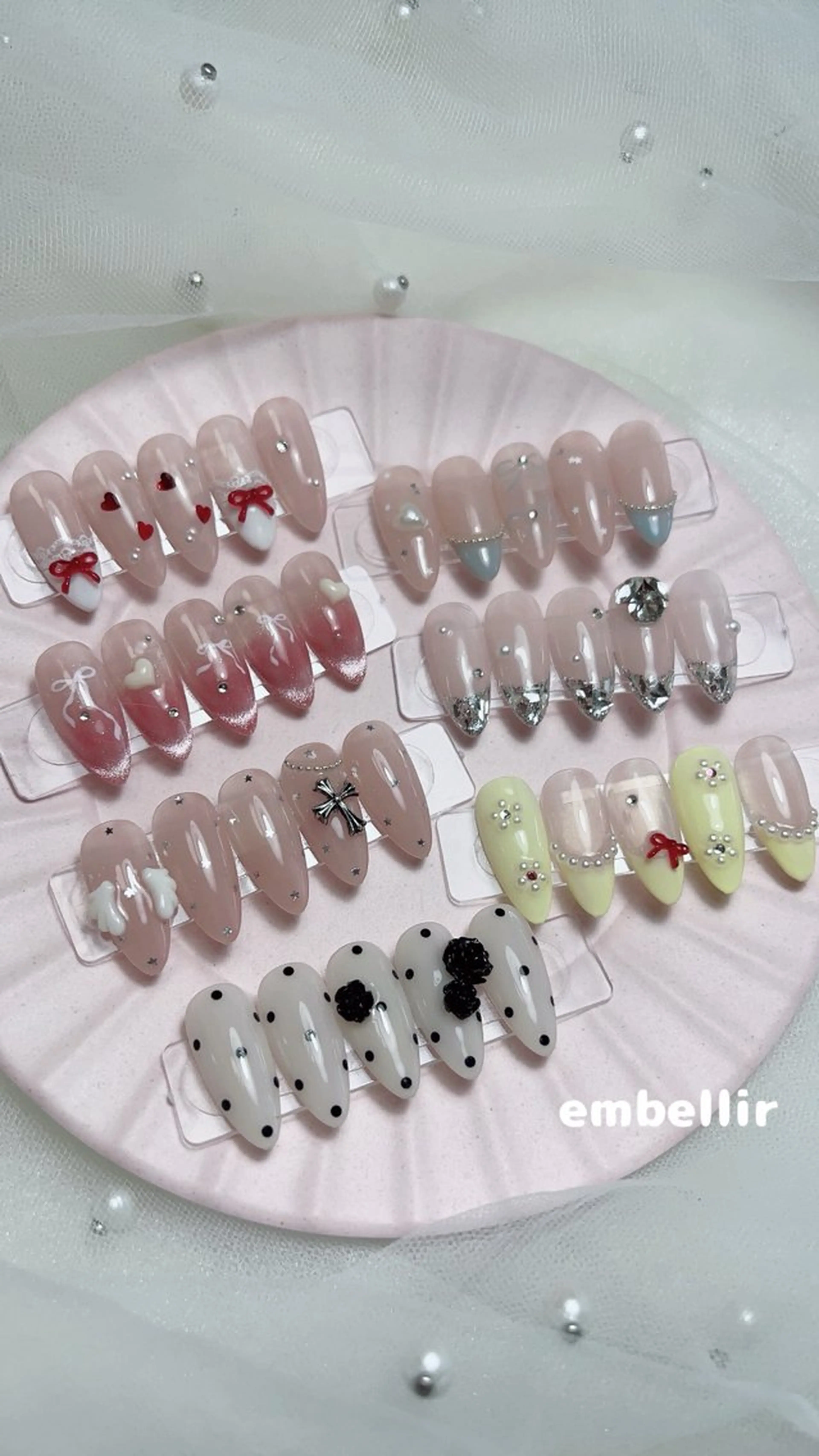 ネイル アートネイル 持ち込み ハンドネイル emi ♡のネイルデザイン