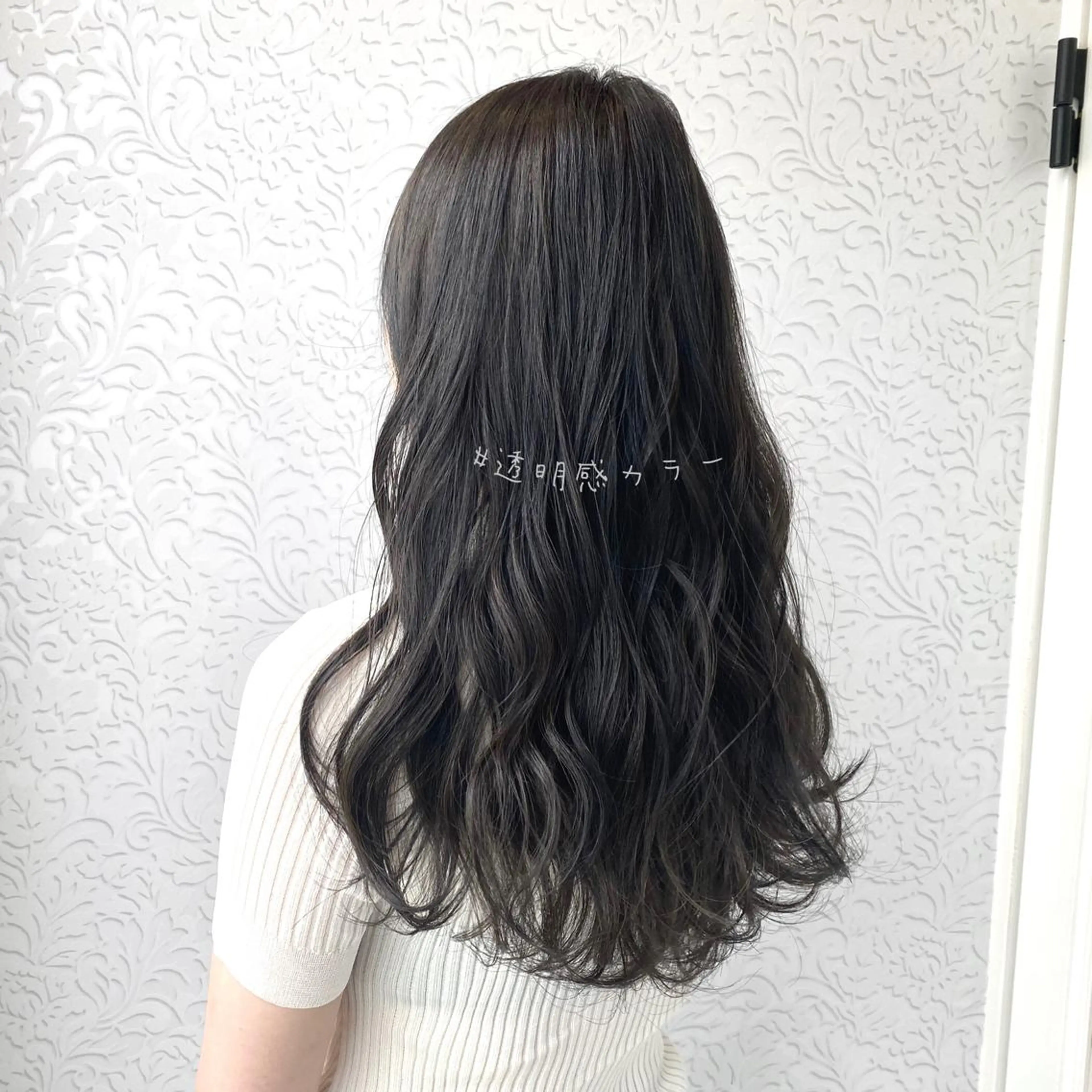 ロング カラー 顔周りカット/透明感 カラー🤍大塚蛍のヘアスタイル
