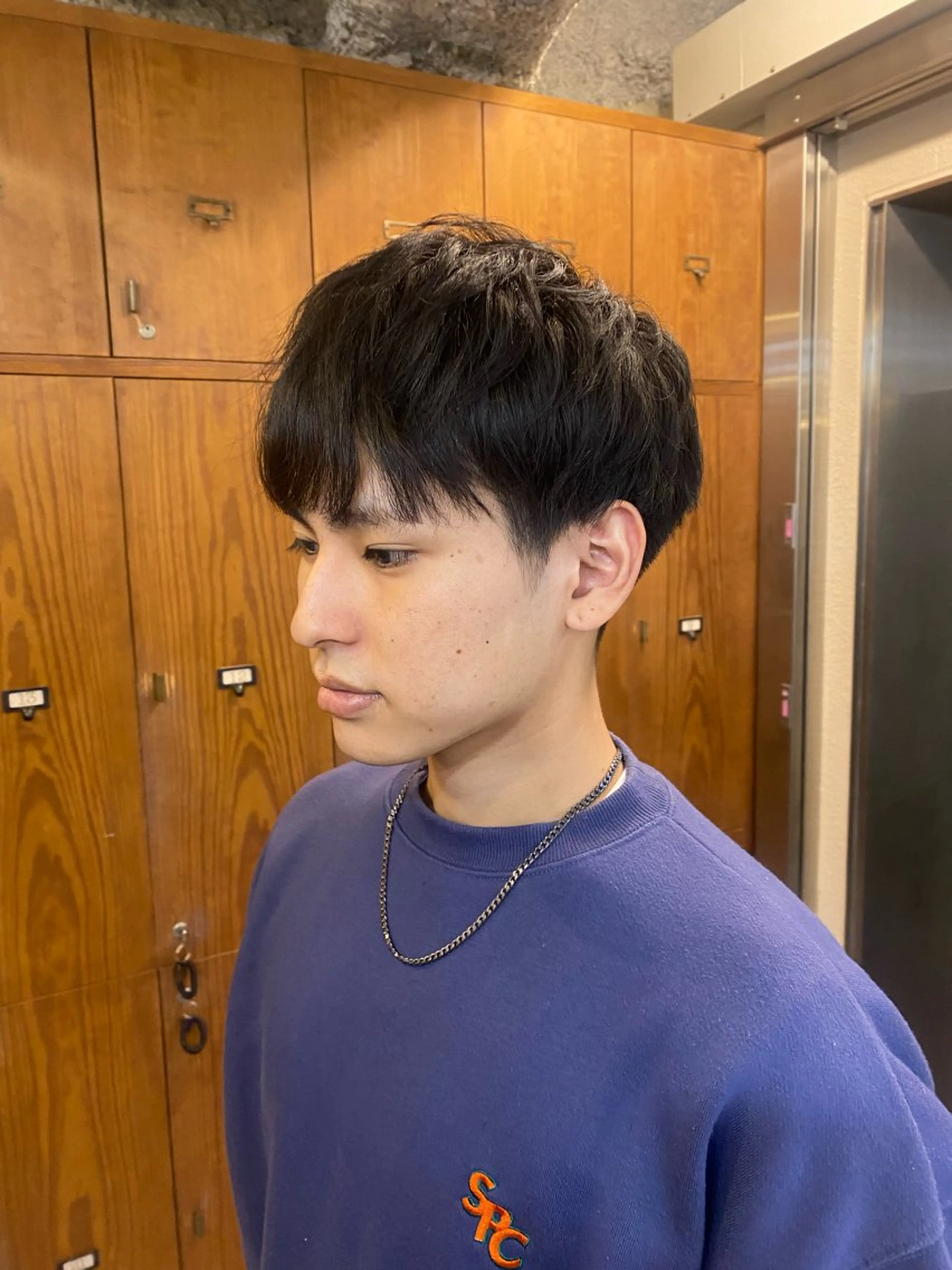 メンズ カット SALOWIN二子玉川South店所属・AYANO ／レイヤー／オリーブのヘアスタイル