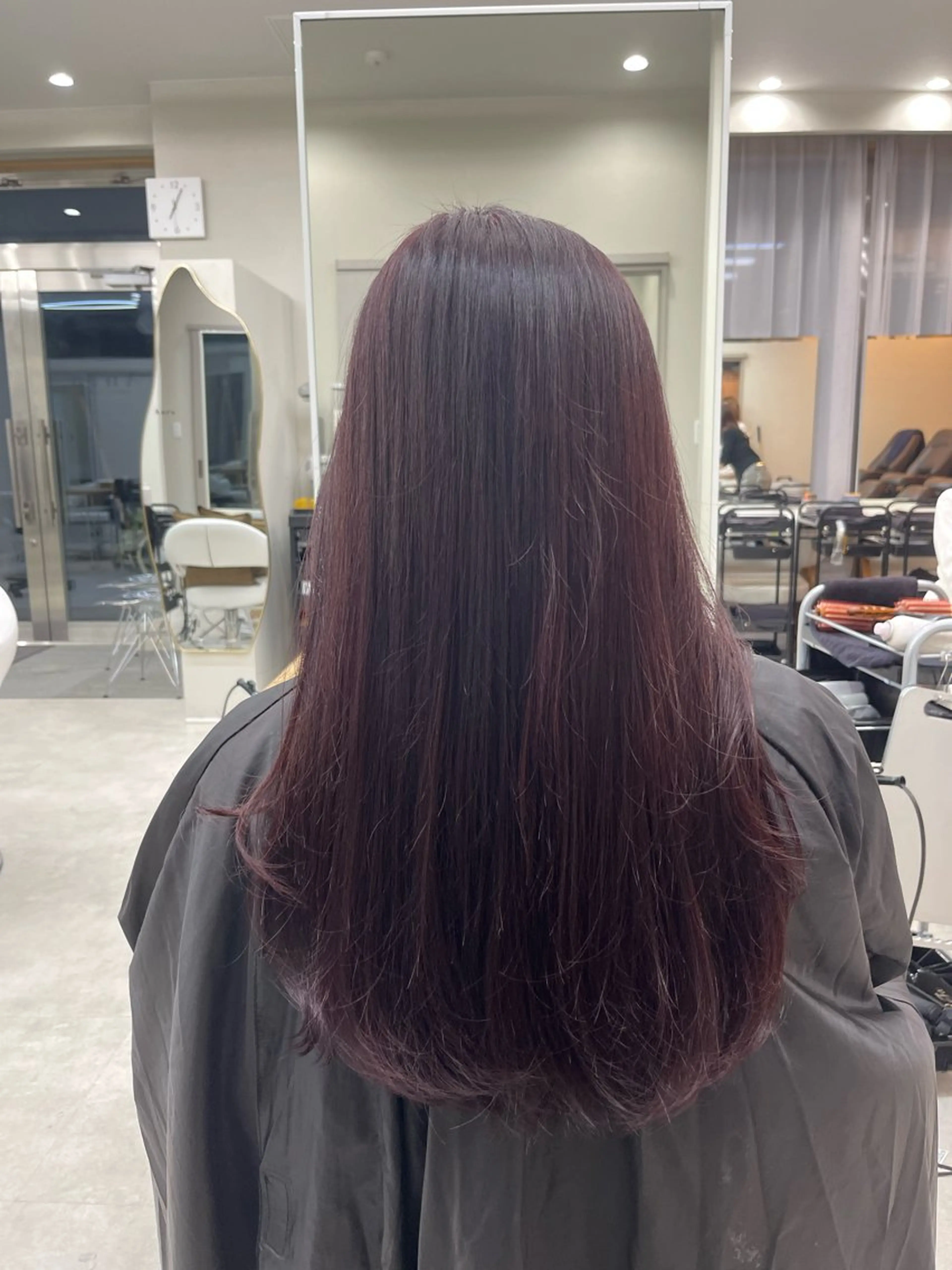 ミディアム パープルカラー 透明感カラー⭐️ Takumaのヘアスタイル