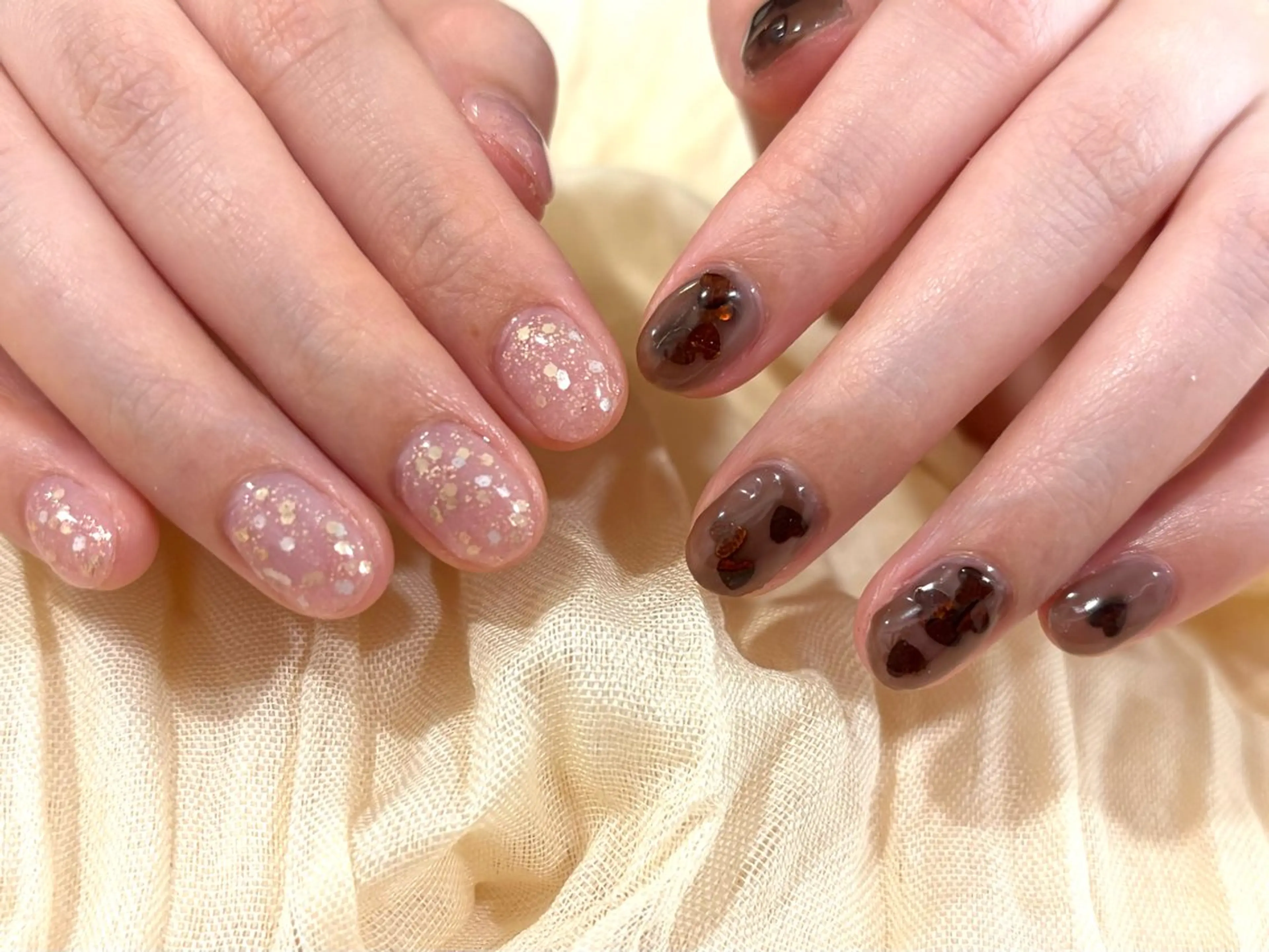 ネイル ハンドネイル Lino中目黒 🎀 パラジェルのネイルデザイン