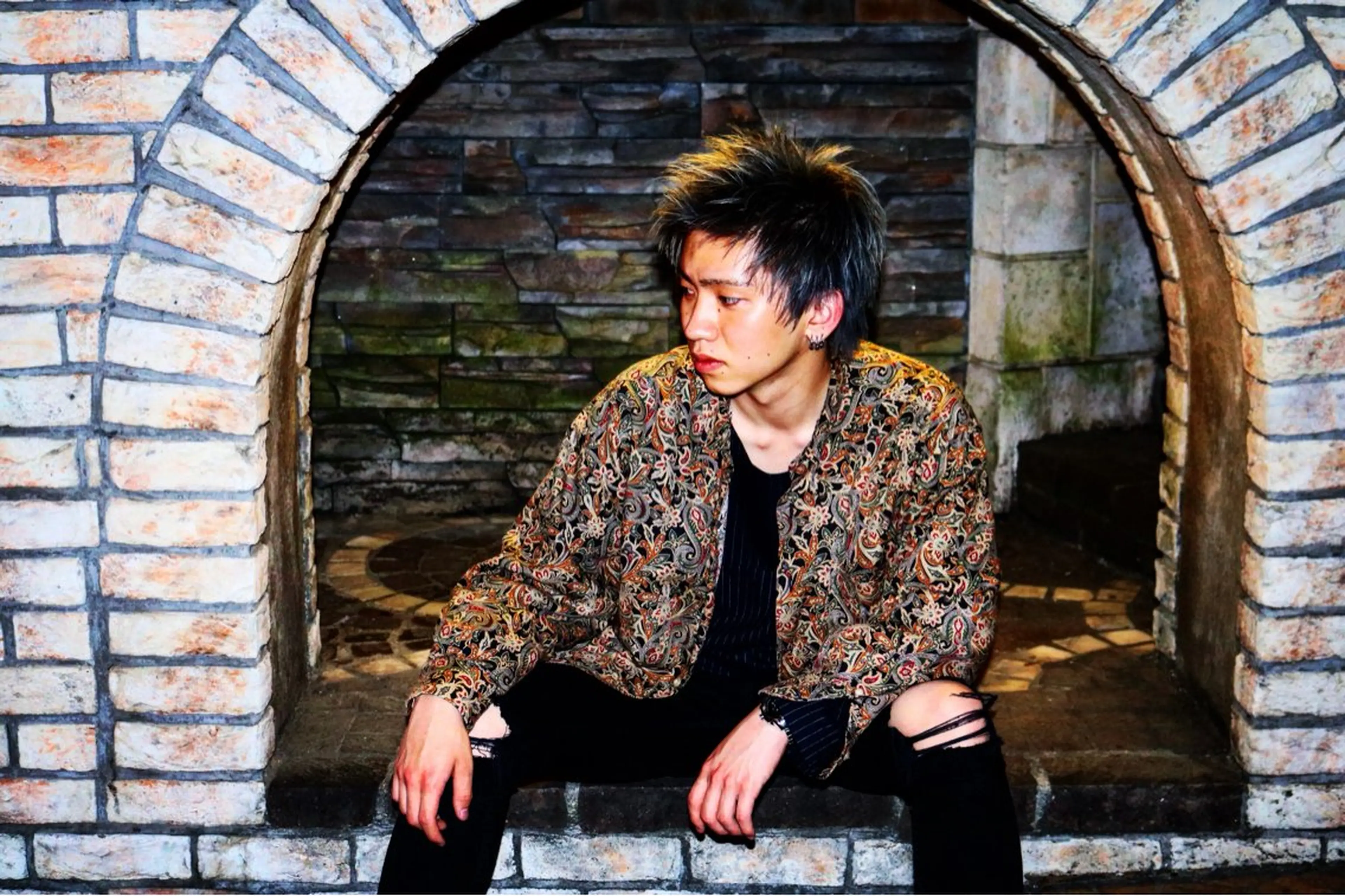 ショート カラー パーマ ヘアアレンジ メンズ カット 🔥メンズ特化渡辺 🔥ブリーチカラーのヘアスタイル