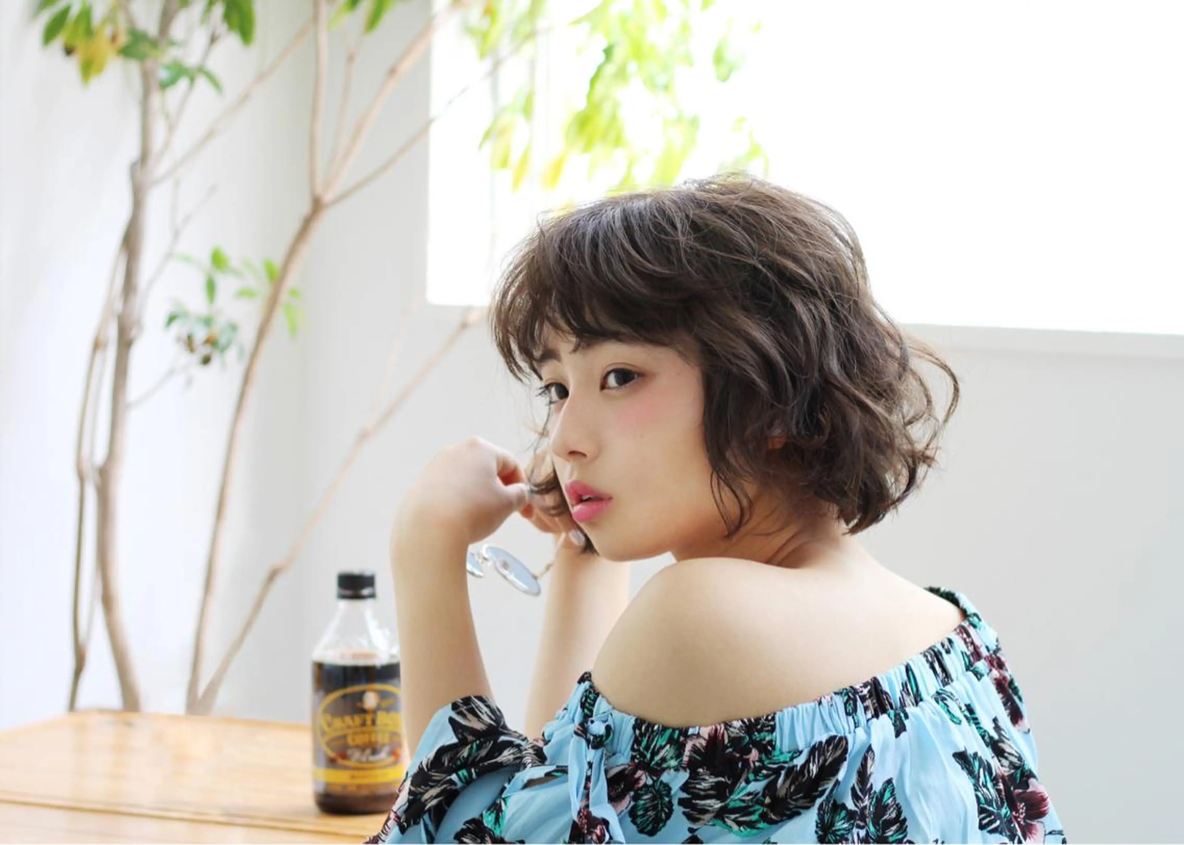 ショート カラー パーマ 髪質改善タムラ アユコのヘアスタイル