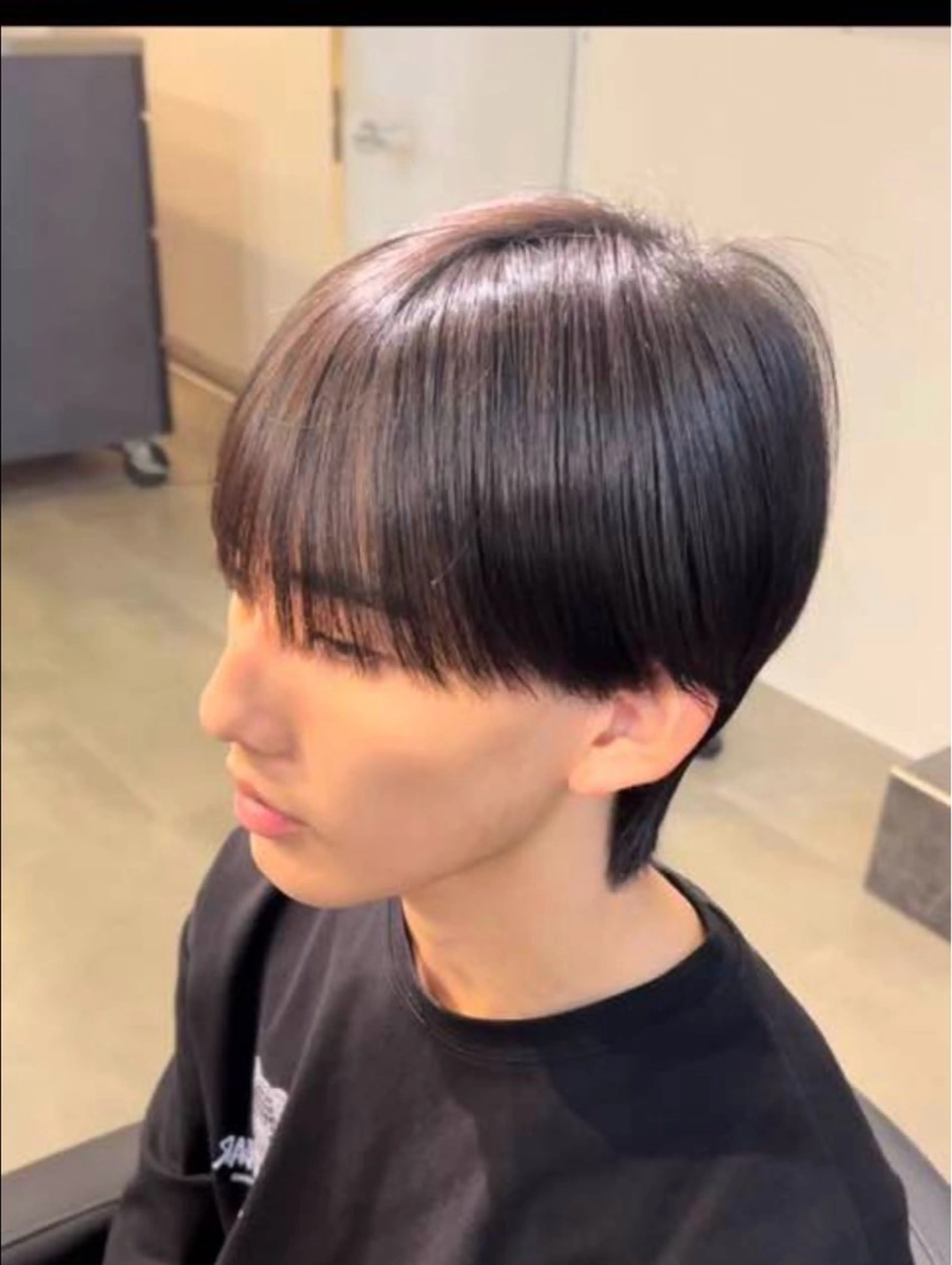 メンズ メンズ韓国風 マッシュ シースルーマッシュ SHO  EXCIA 西北メンズサロン✂️のヘアスタイル
