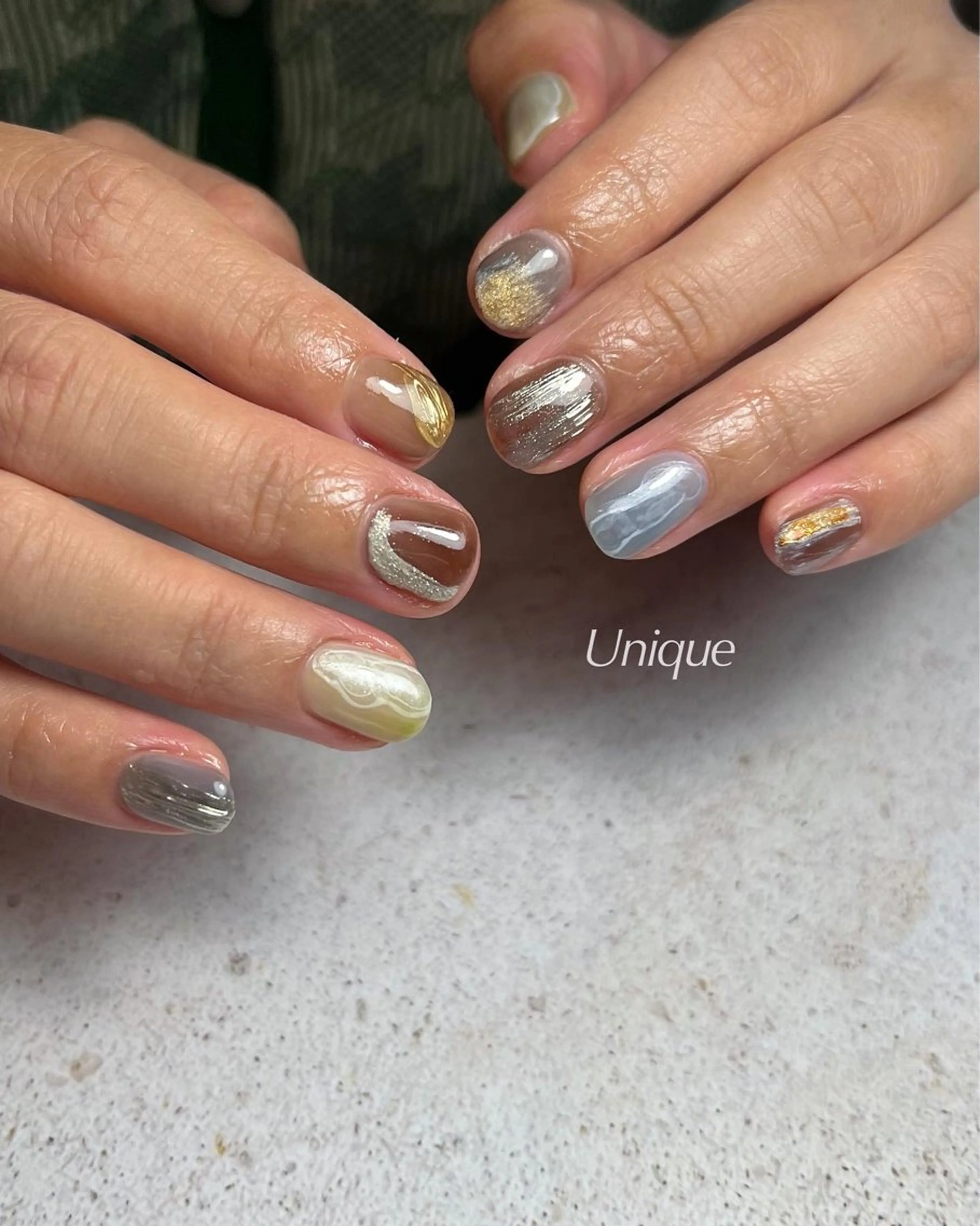 ネイル ハンドネイル Unique 【ユニーク】のネイルデザイン