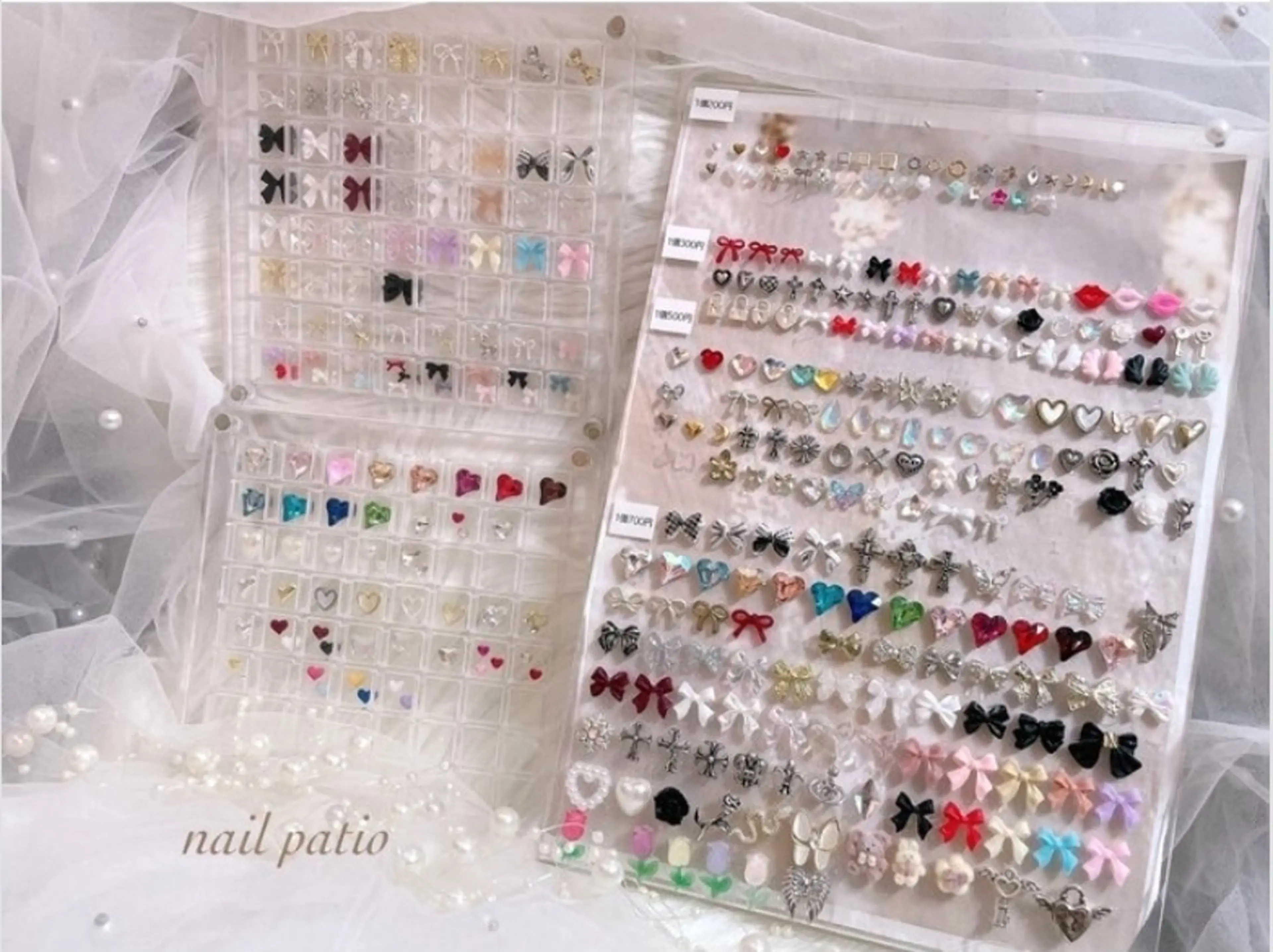 ネイル ハート リボン nail patio hinaのネイルデザイン