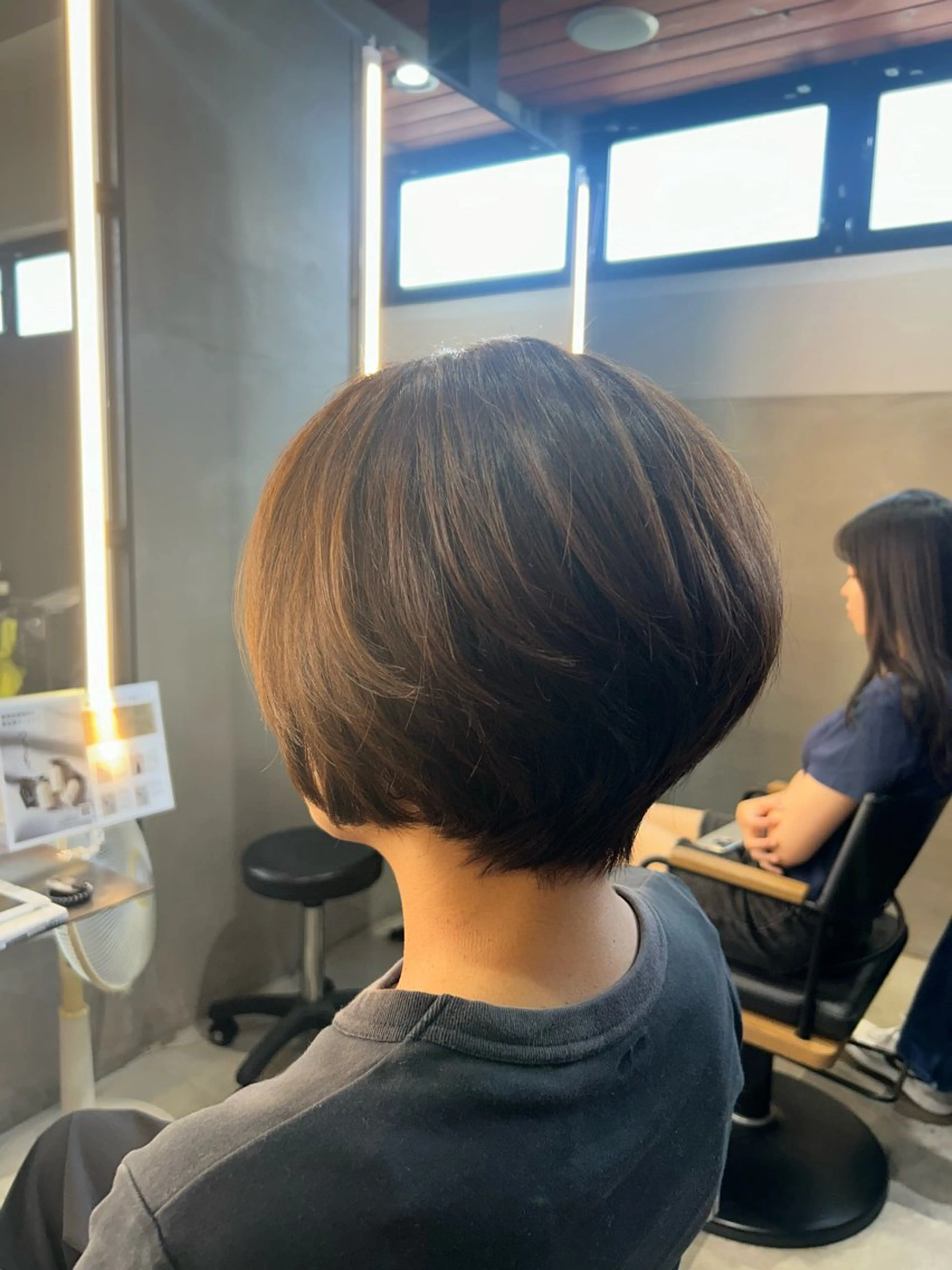 ショート カラー カット ヘアカラー 艶カラー／ベージュ/ ショート/安岡哲兵のヘアスタイル