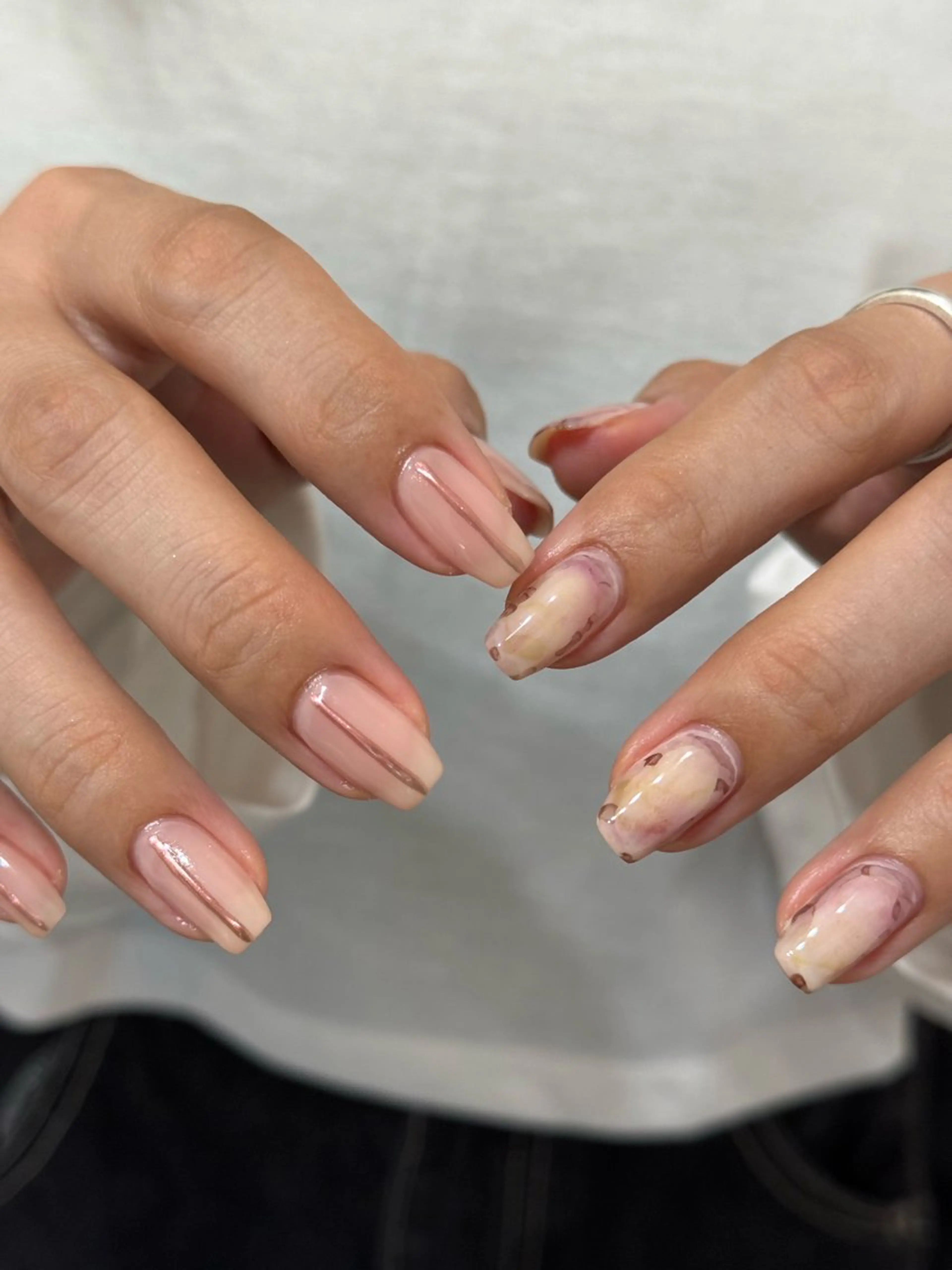 ネイル ハンドネイル フットネイル kiii.__ ✴︎*のネイルデザイン