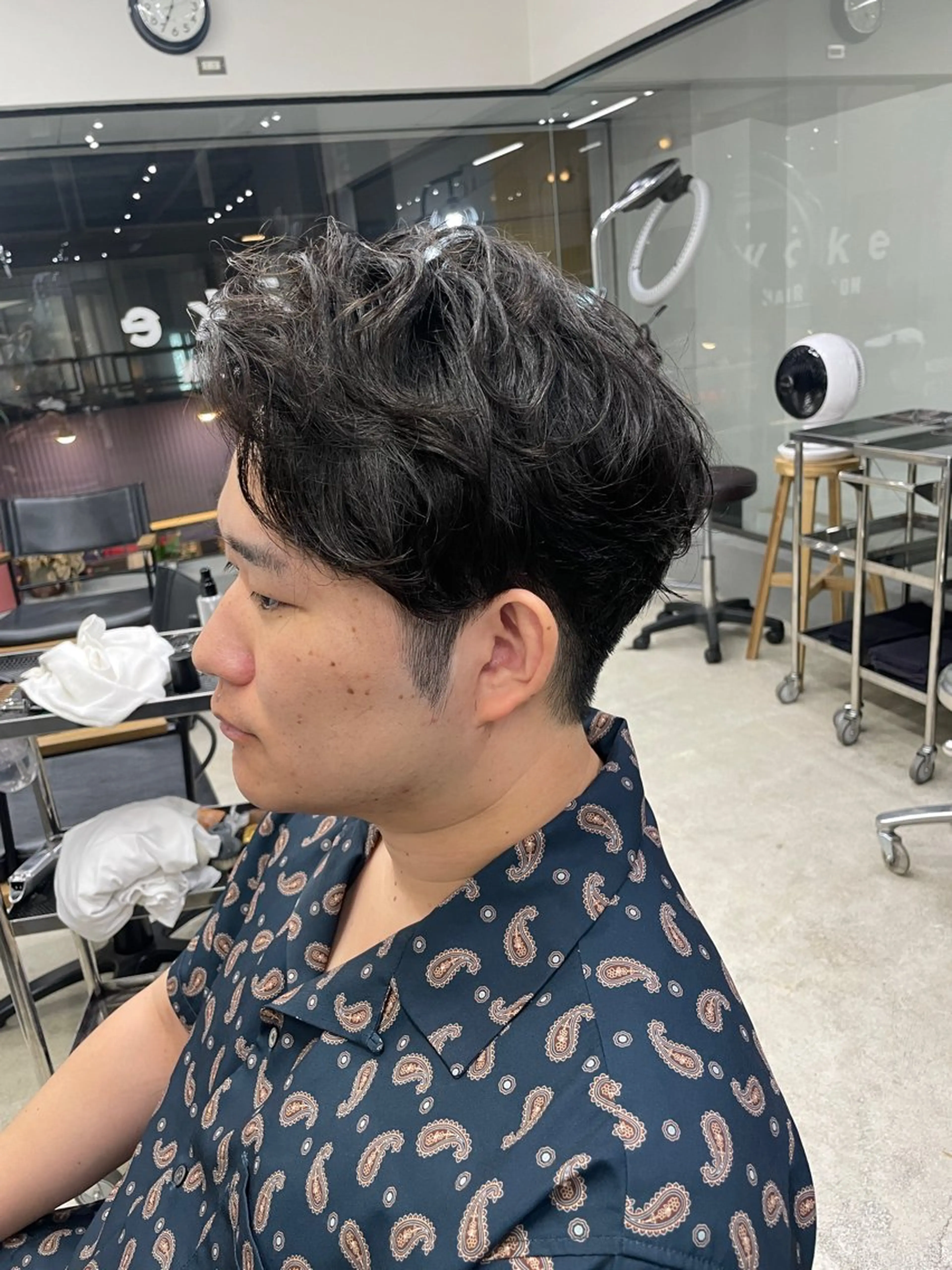 ショート パーマ メンズ メンズ専門サロン wokeのヘアスタイル