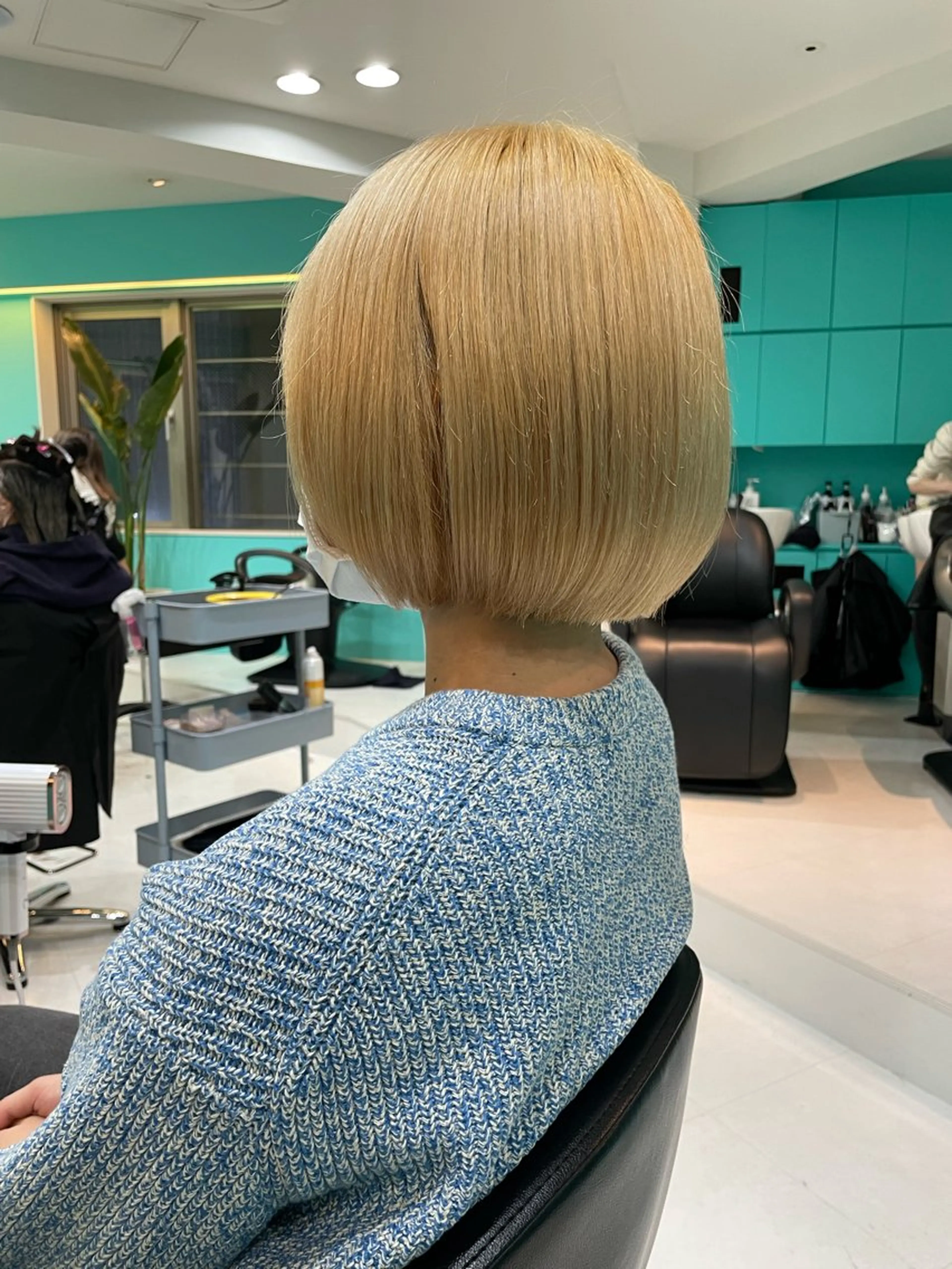 ショート カラー ブリーチ ブロンド ダブルカラー ボブ カット ヘアカラー 🫧ショート/ボブ 池袋西口・泡渕✂️のヘアスタイル