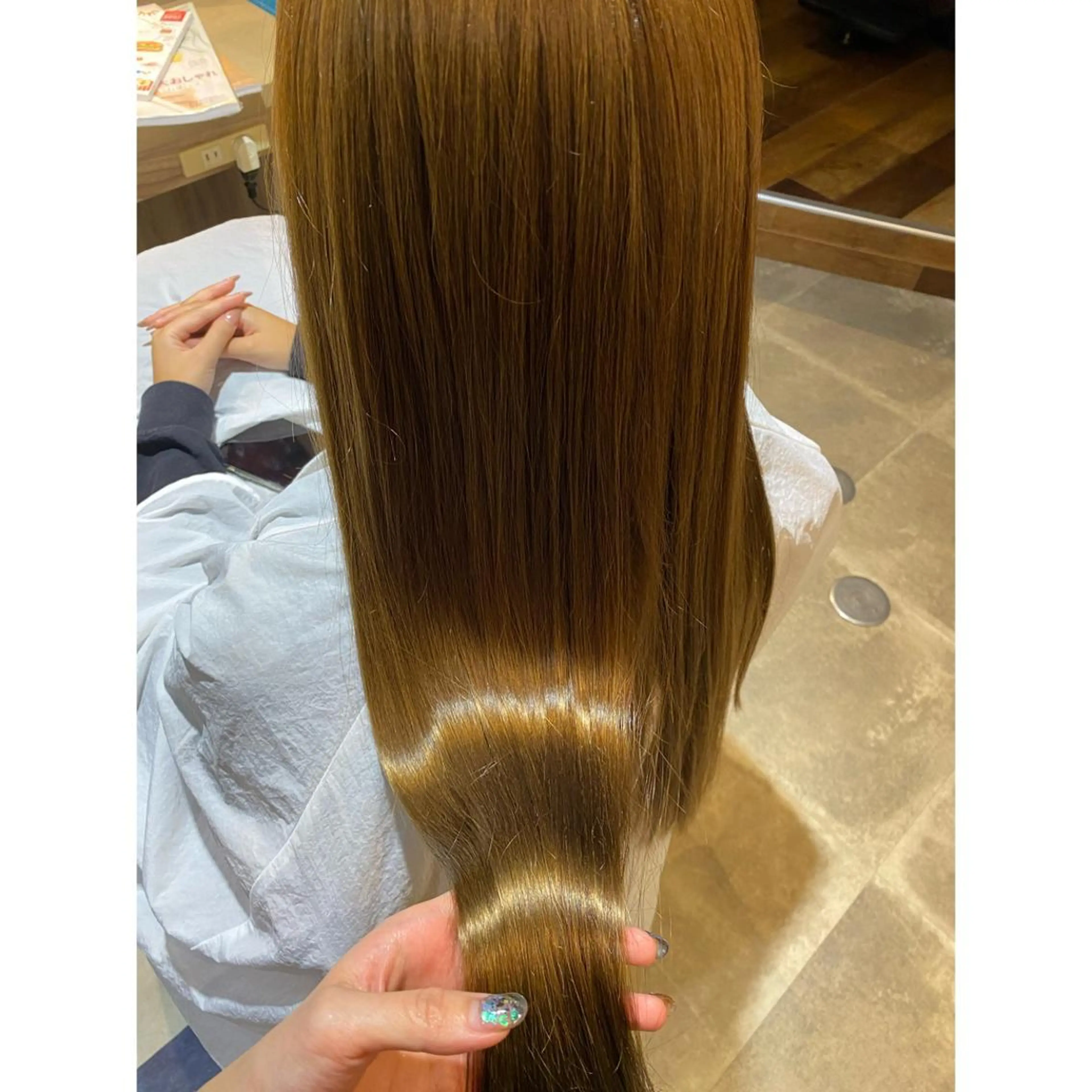 ロング カット トリートメント 🐻結んで可愛い hair EMI🐻のヘアスタイル