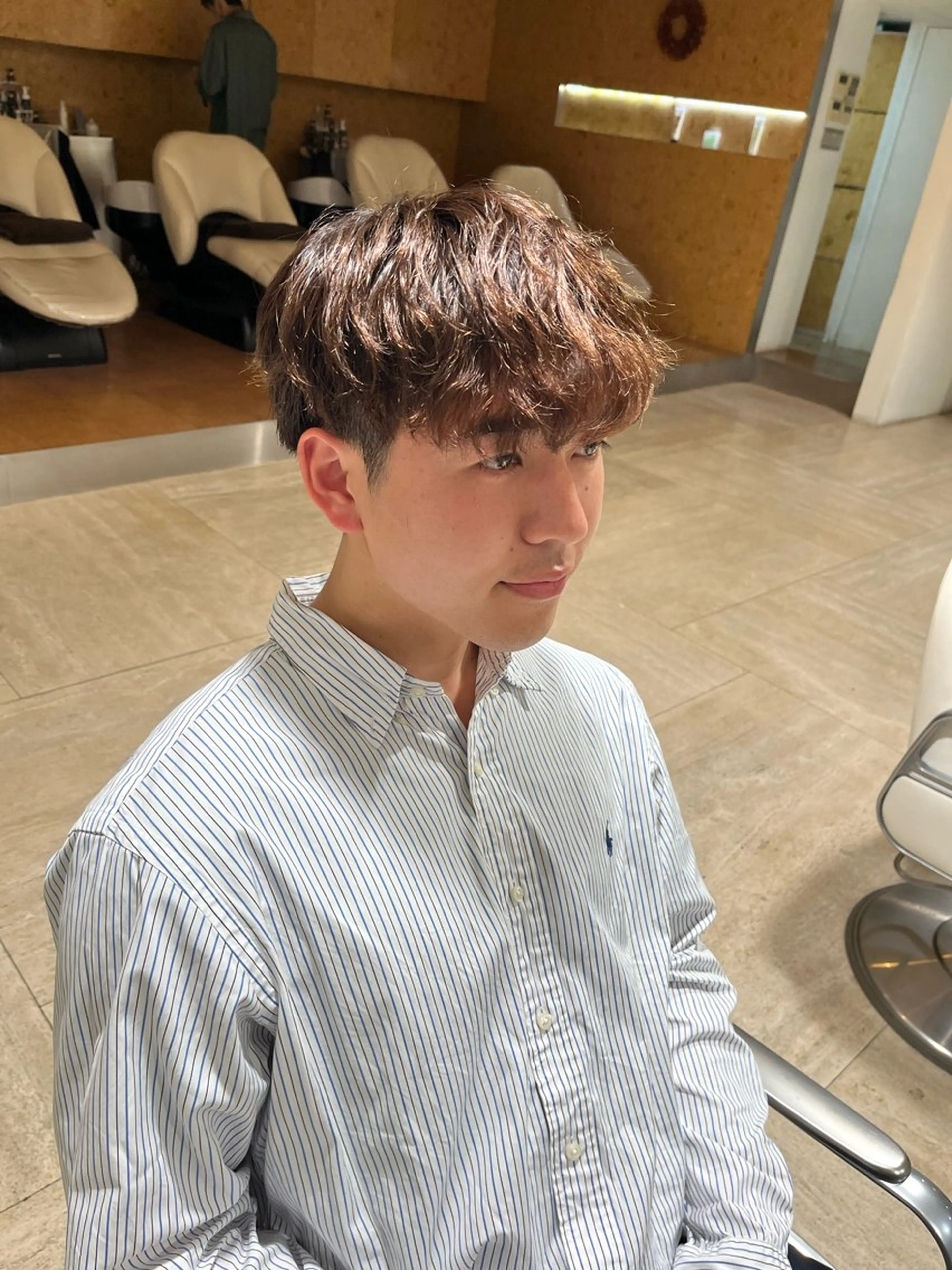 ショート メンズ メンズ韓国風 韓国マッシュ マッシュ メンズパーマ 韓国風ヘア 鈴木夏季 お悩み相談/自由が丘のヘアスタイル