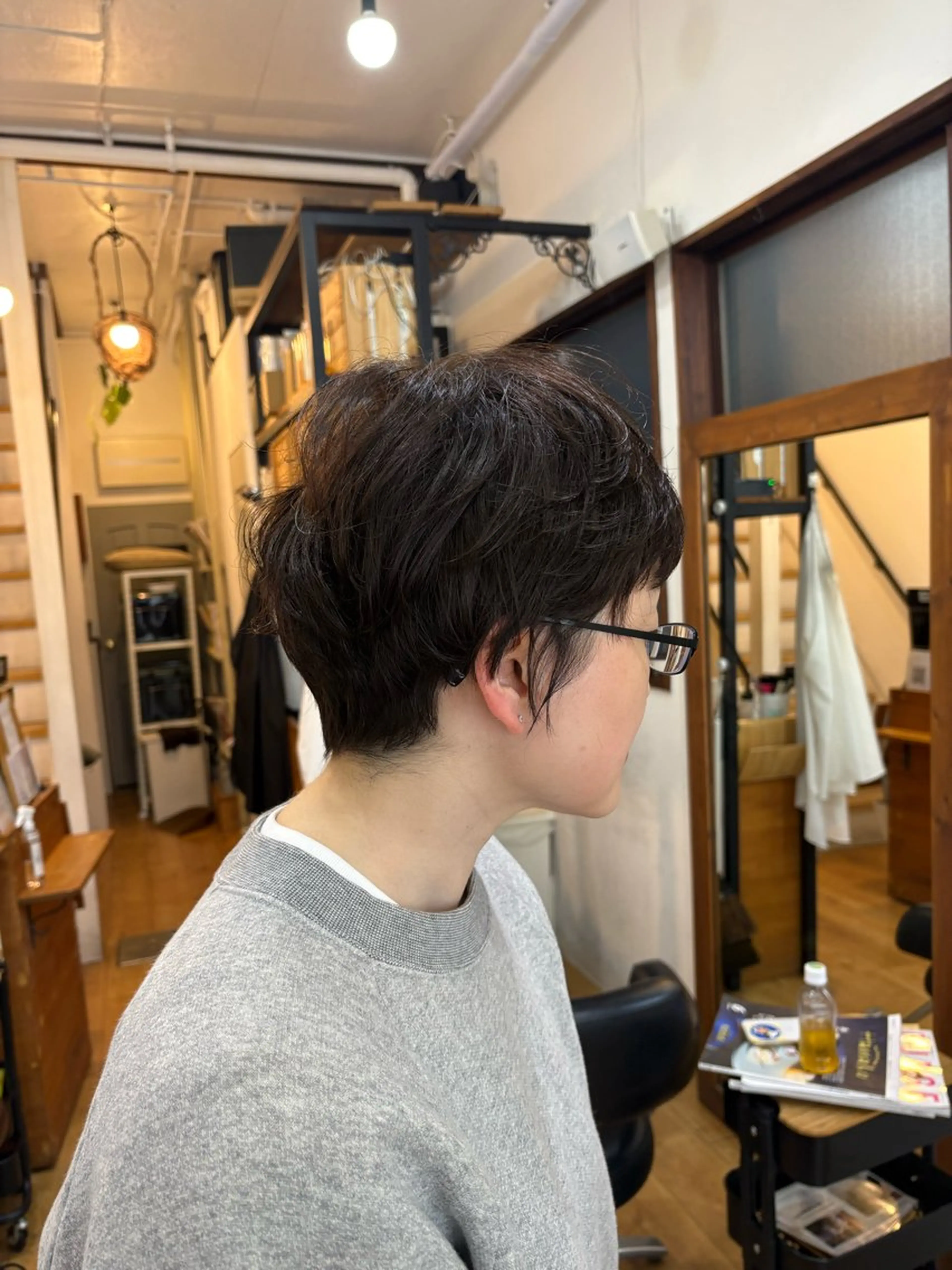 ショート くせ毛 ショートヘア カット ヘアカラー 【pejite】 小沼 勇貴のヘアスタイル