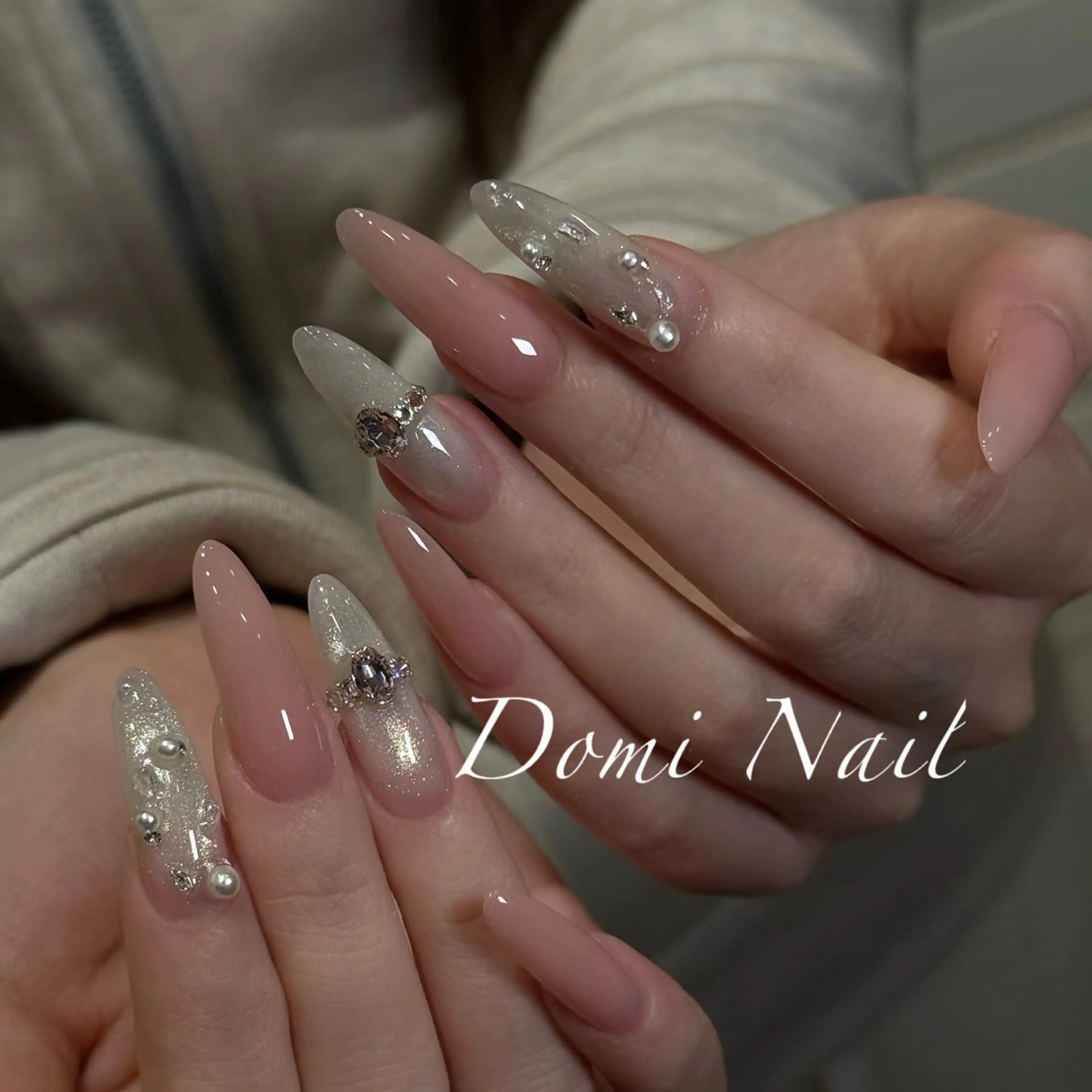 ネイル 持ち込み ネイルチップ ハンドネイル 渋谷 Domi Nailのネイルデザイン