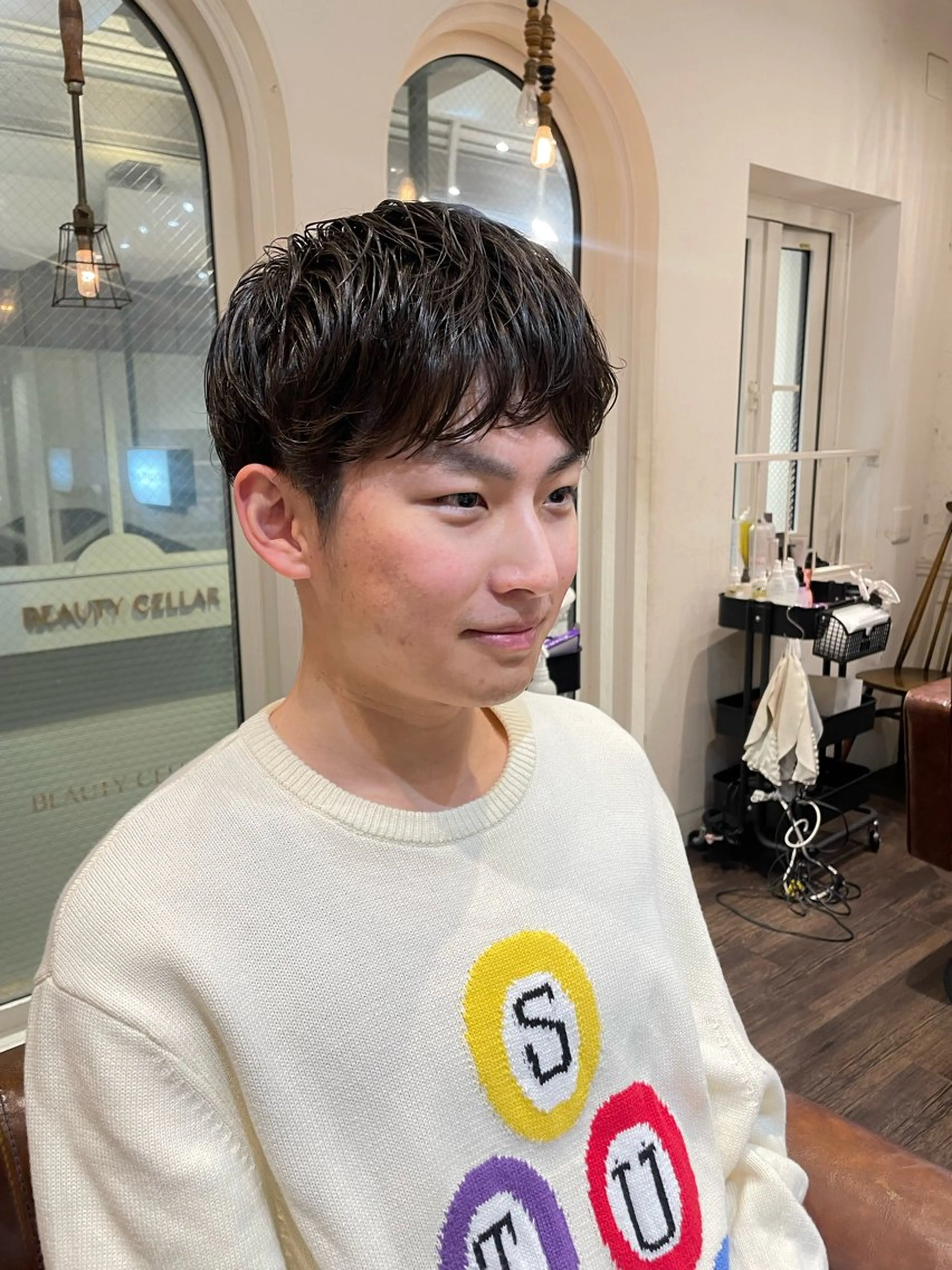 パーマ メンズ 十川 明優花のヘアスタイル