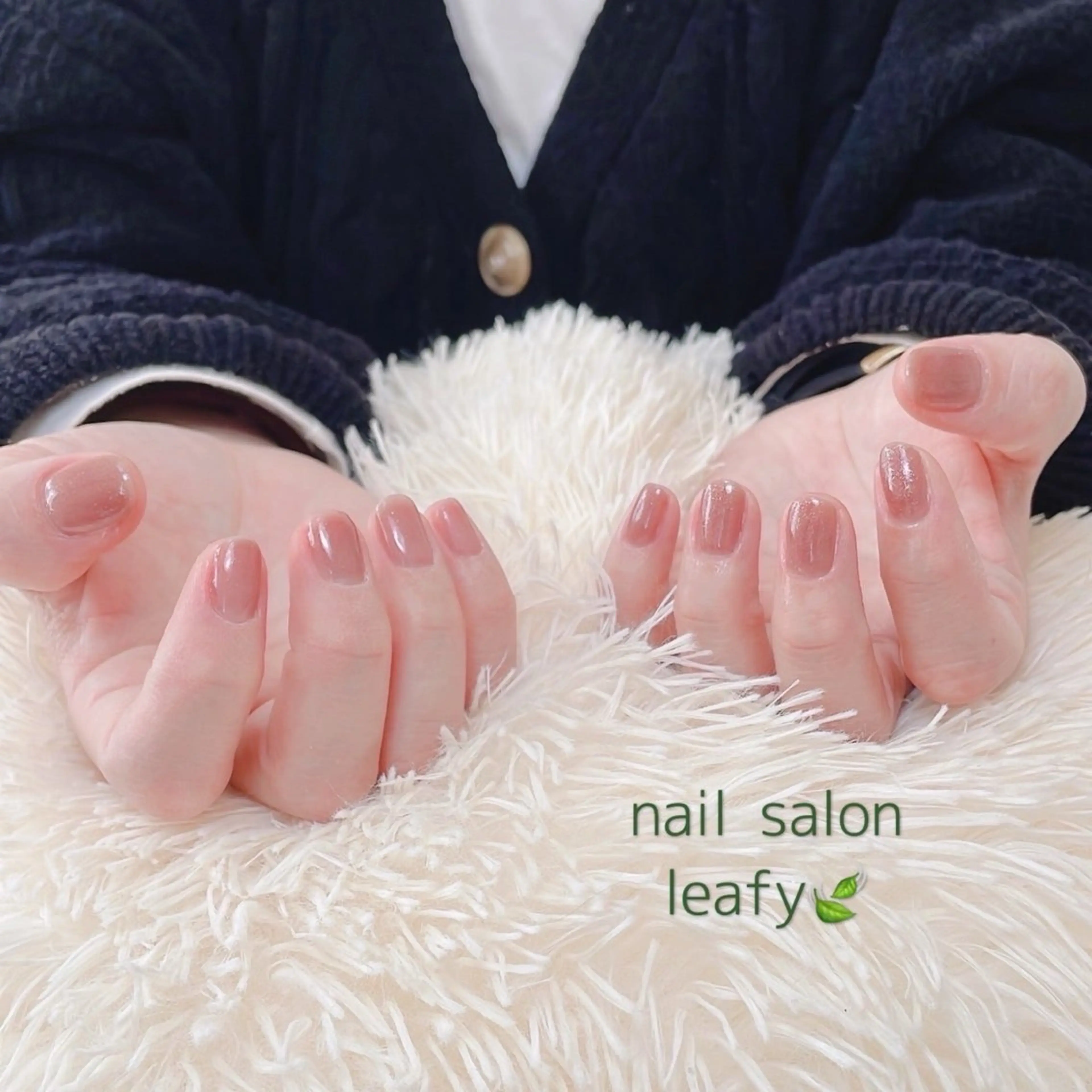 ネイル ワンカラーネイル ネイルサロン leafyのネイルデザイン