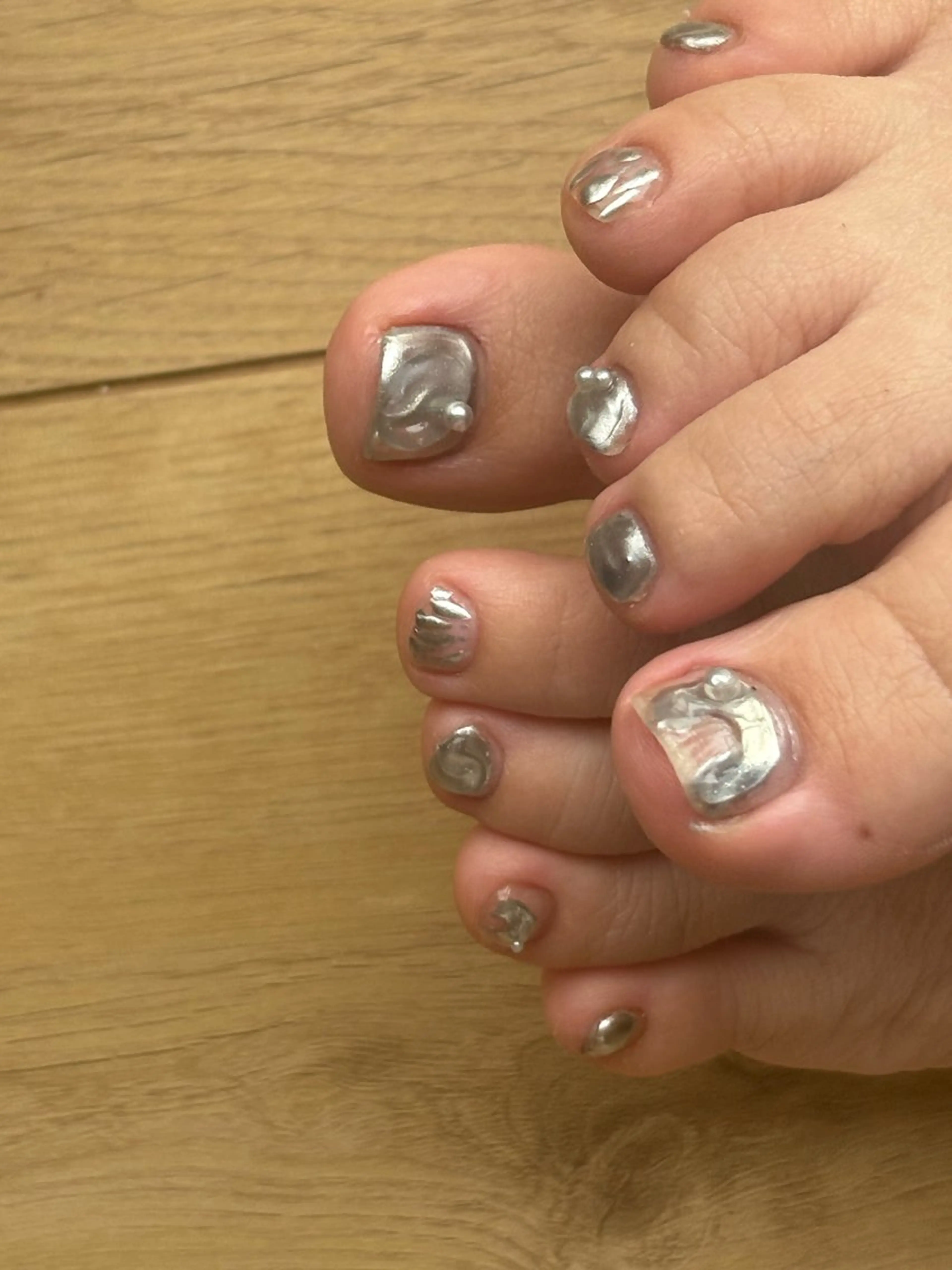 ネイル フットネイル 持ち込み ニュアンスネイル konoiro nailのネイルデザイン