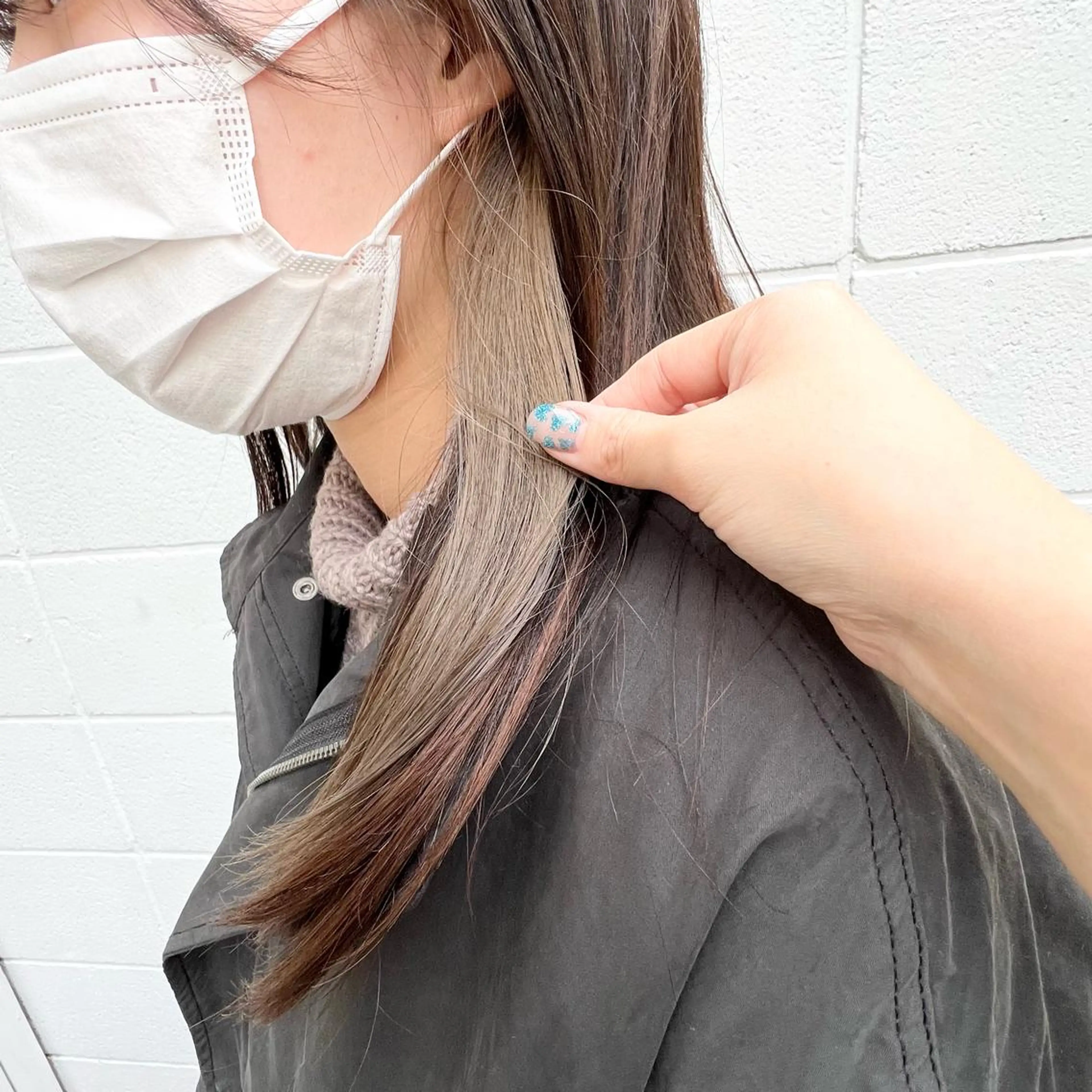ロング カラー ヘアカラー インナーカラー♡ Nanakoのヘアスタイル