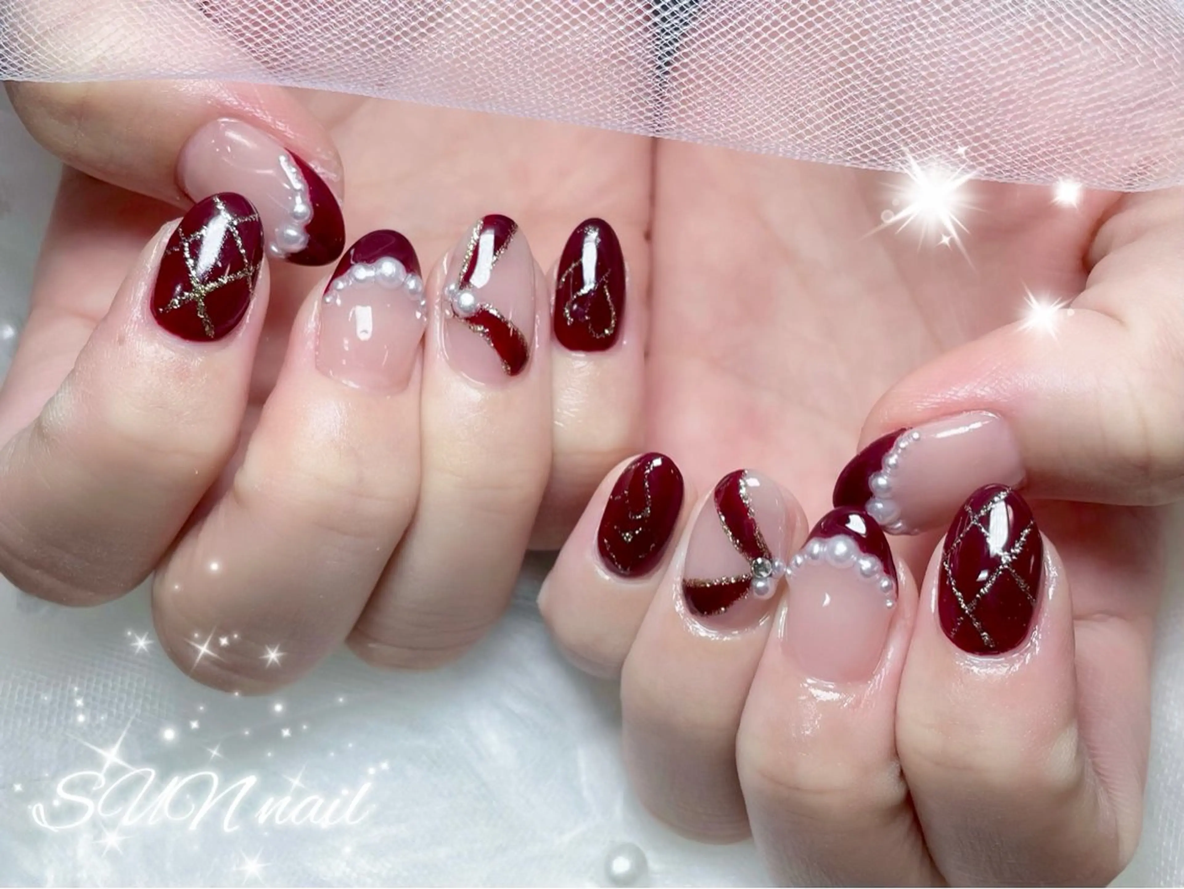 ネイル ハンドネイル ハンドケア SUN nail上本町のネイルデザイン