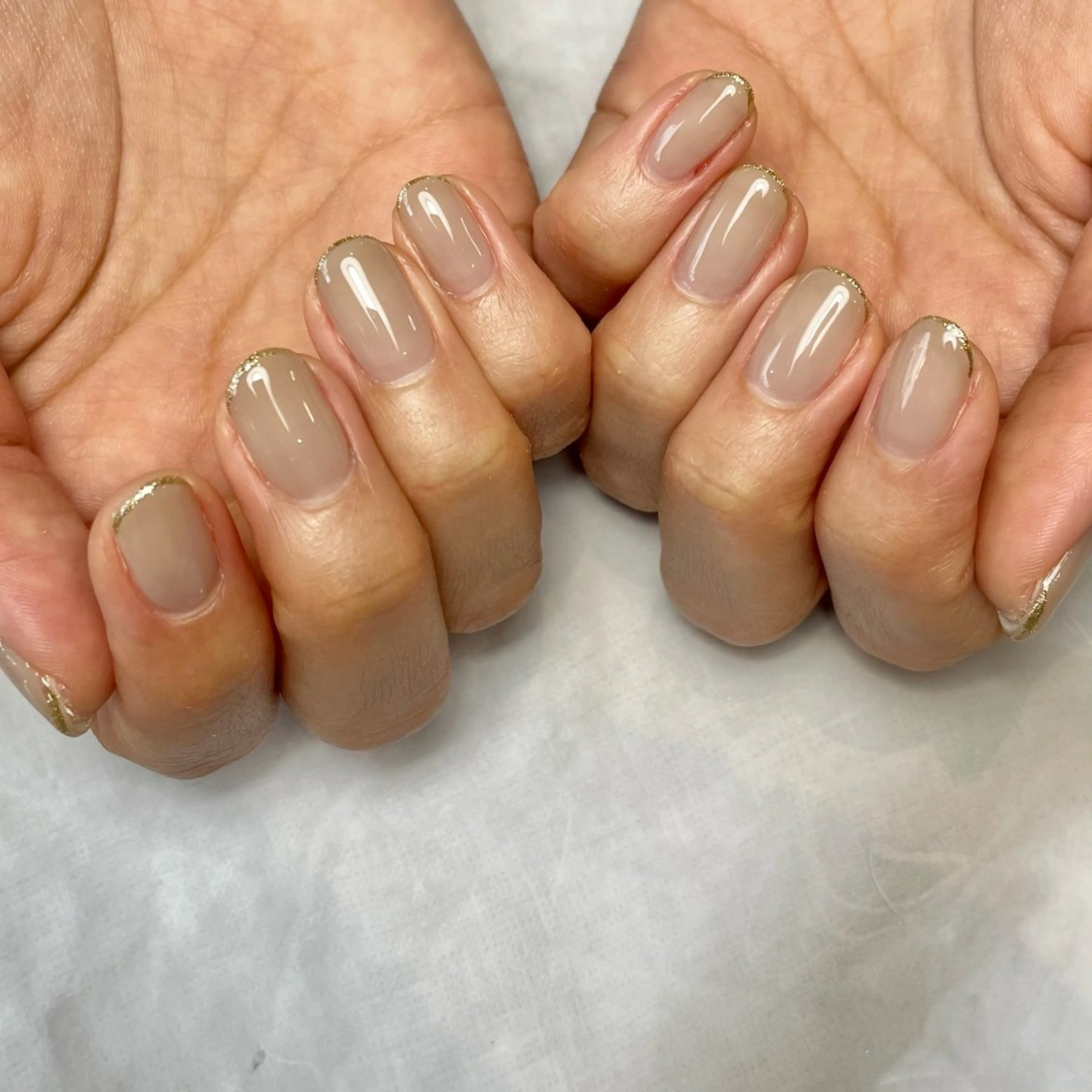 ネイル ラメ(グリッター) ワンカラーネイル ハンドネイル Reflection marikoのネイルデザイン