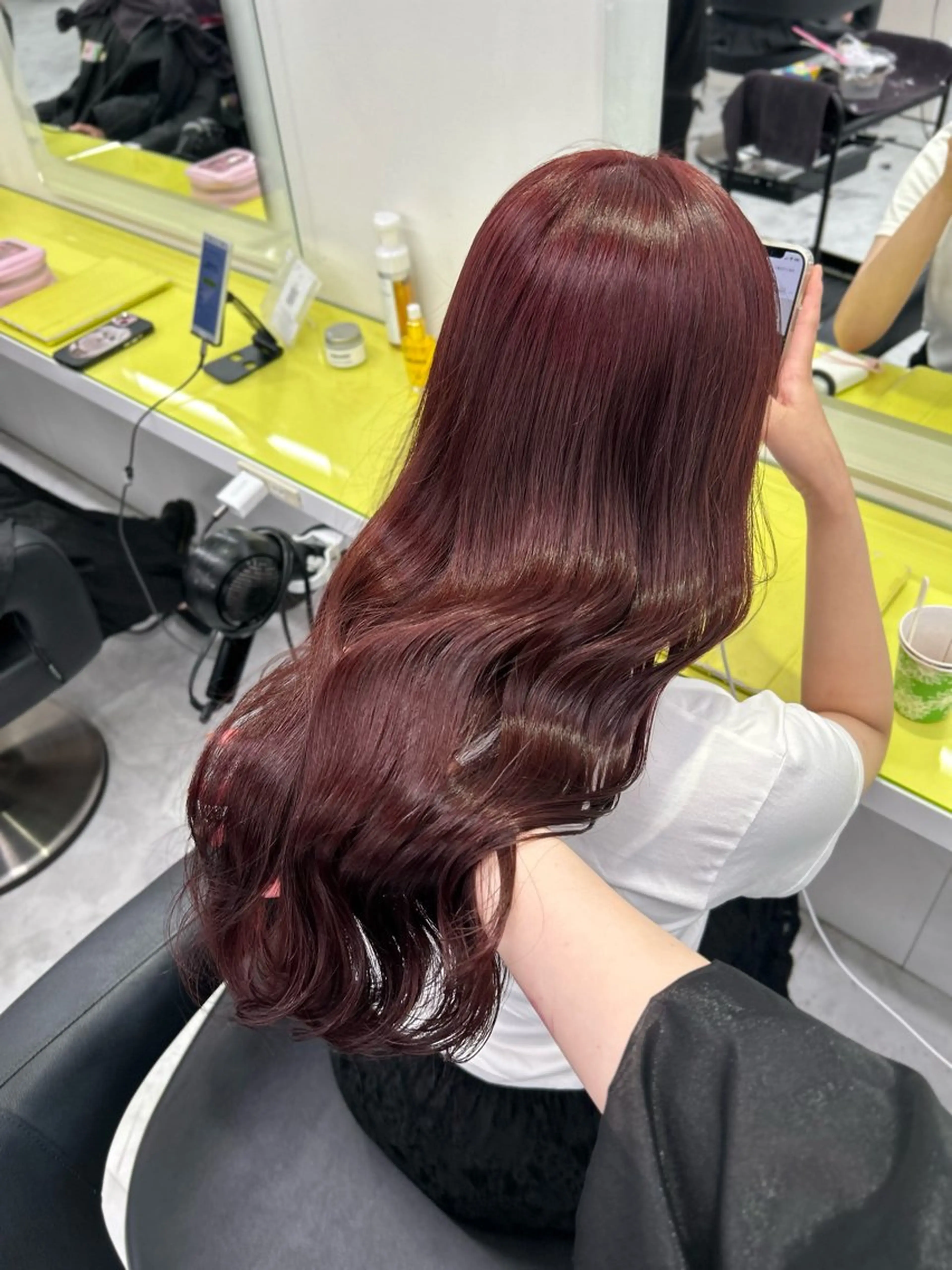 ロング カラー ダメージレスハイ トーン💖kanonのヘアスタイル