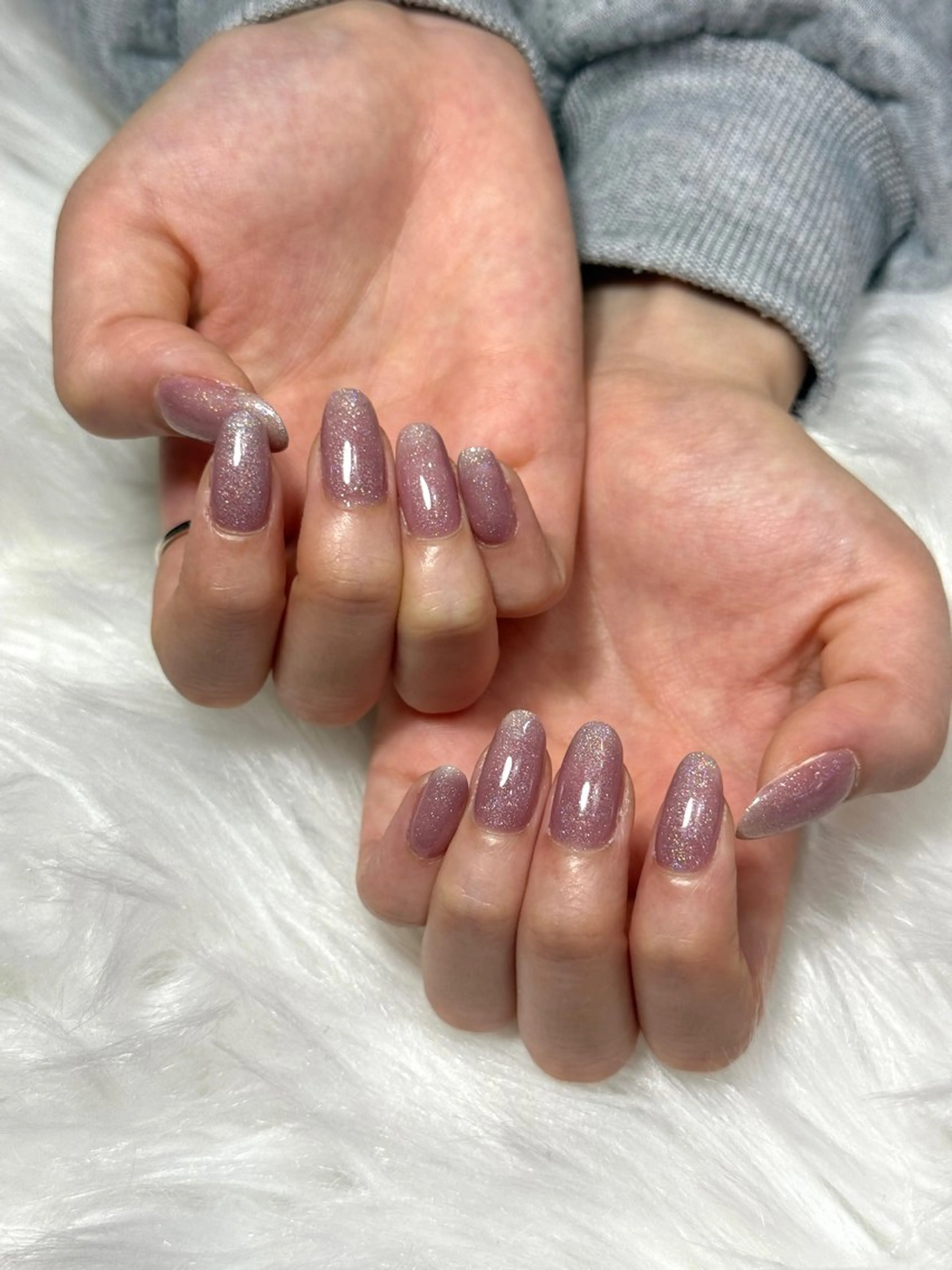 ネイル ワンカラーネイル Momoka 🍑🎀のネイルデザイン