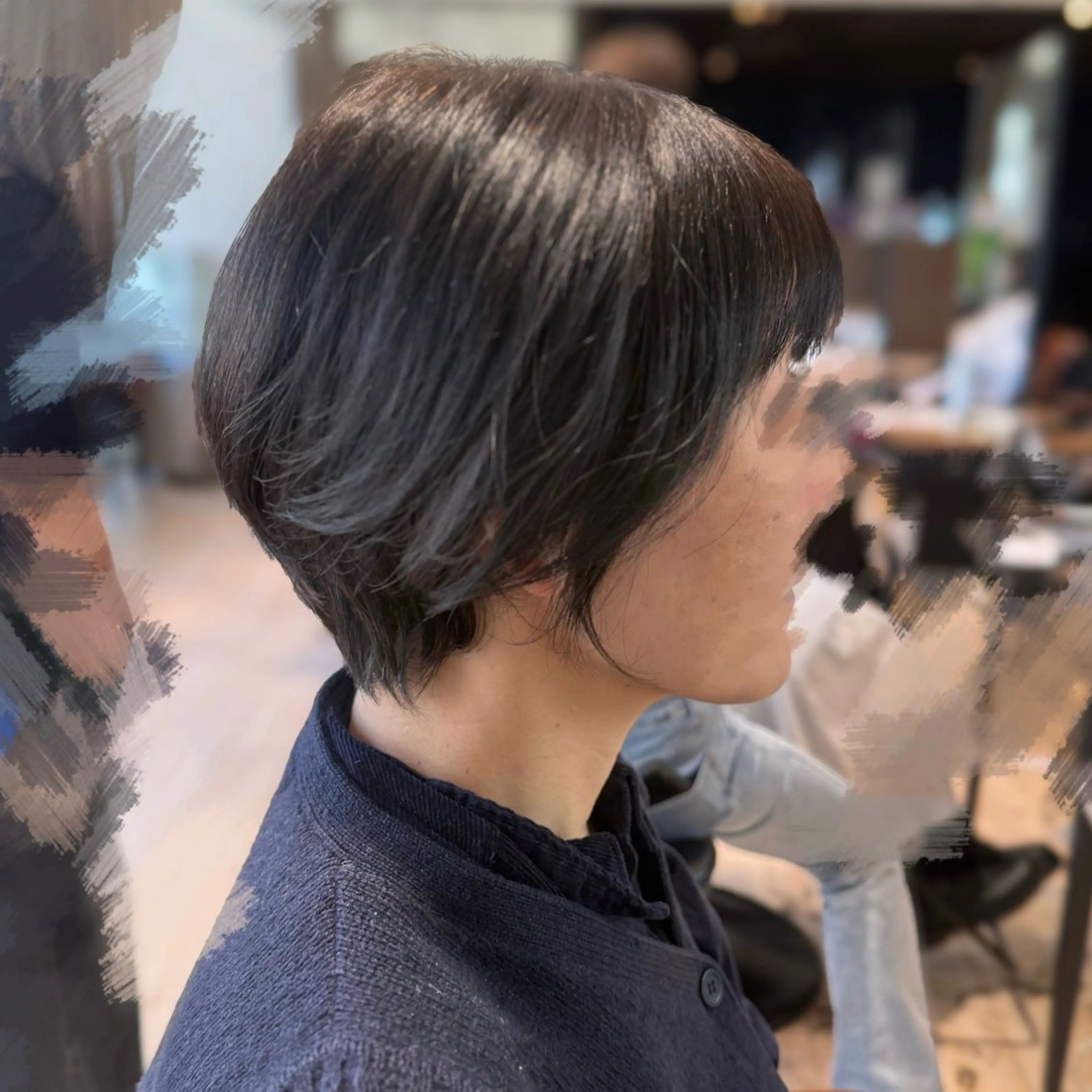 ショート カット ヘアカラー トリートメント 内田 志乃のヘアスタイル