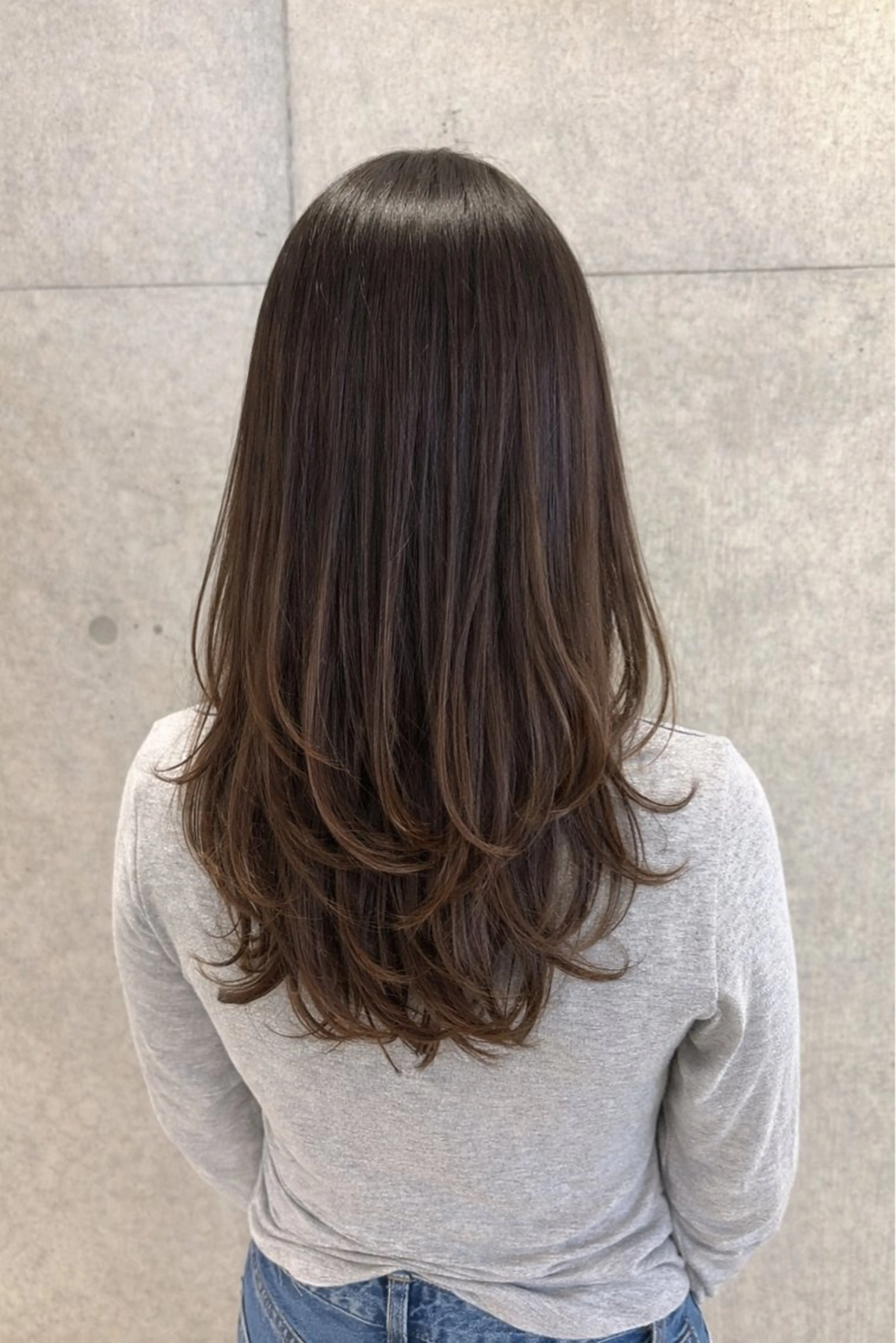 ロング カット 南 菜花のヘアスタイル