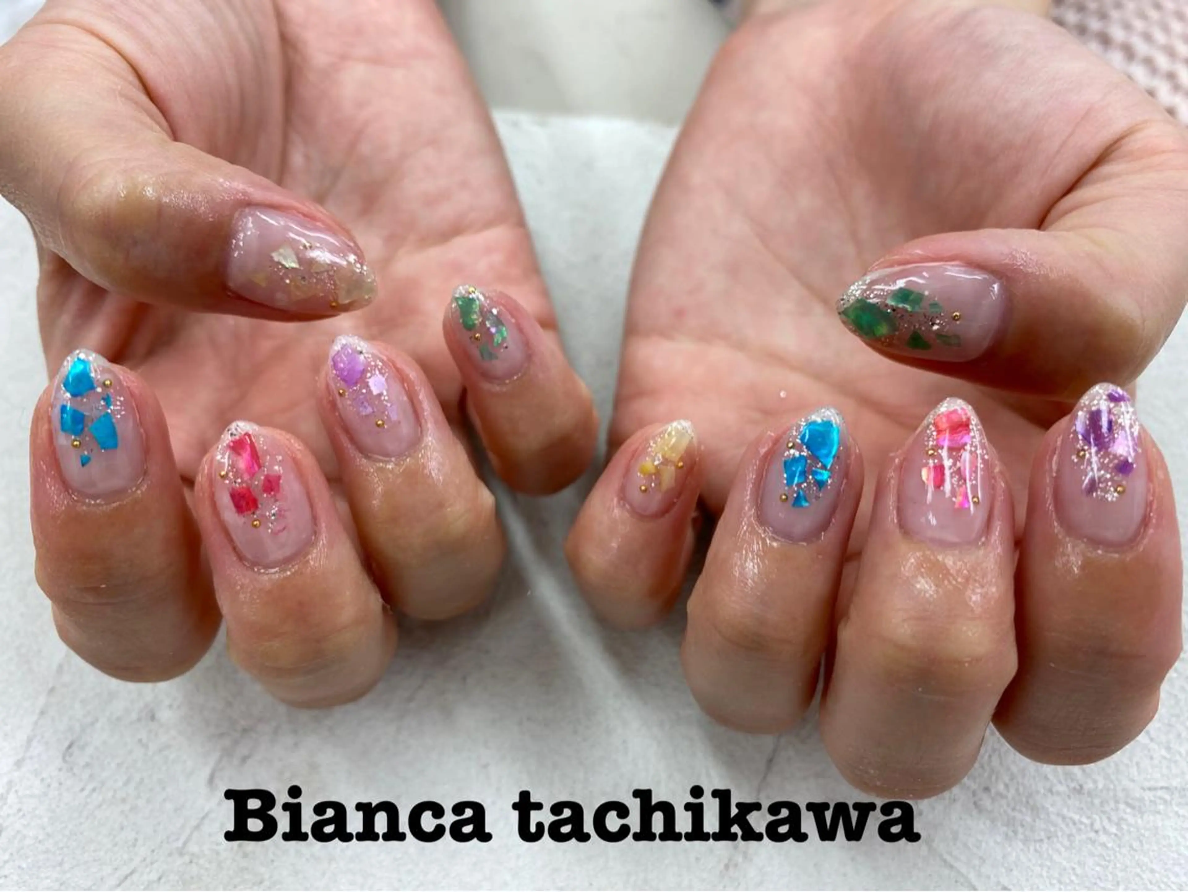ネイル Bianca 立川店 小川のネイルデザイン