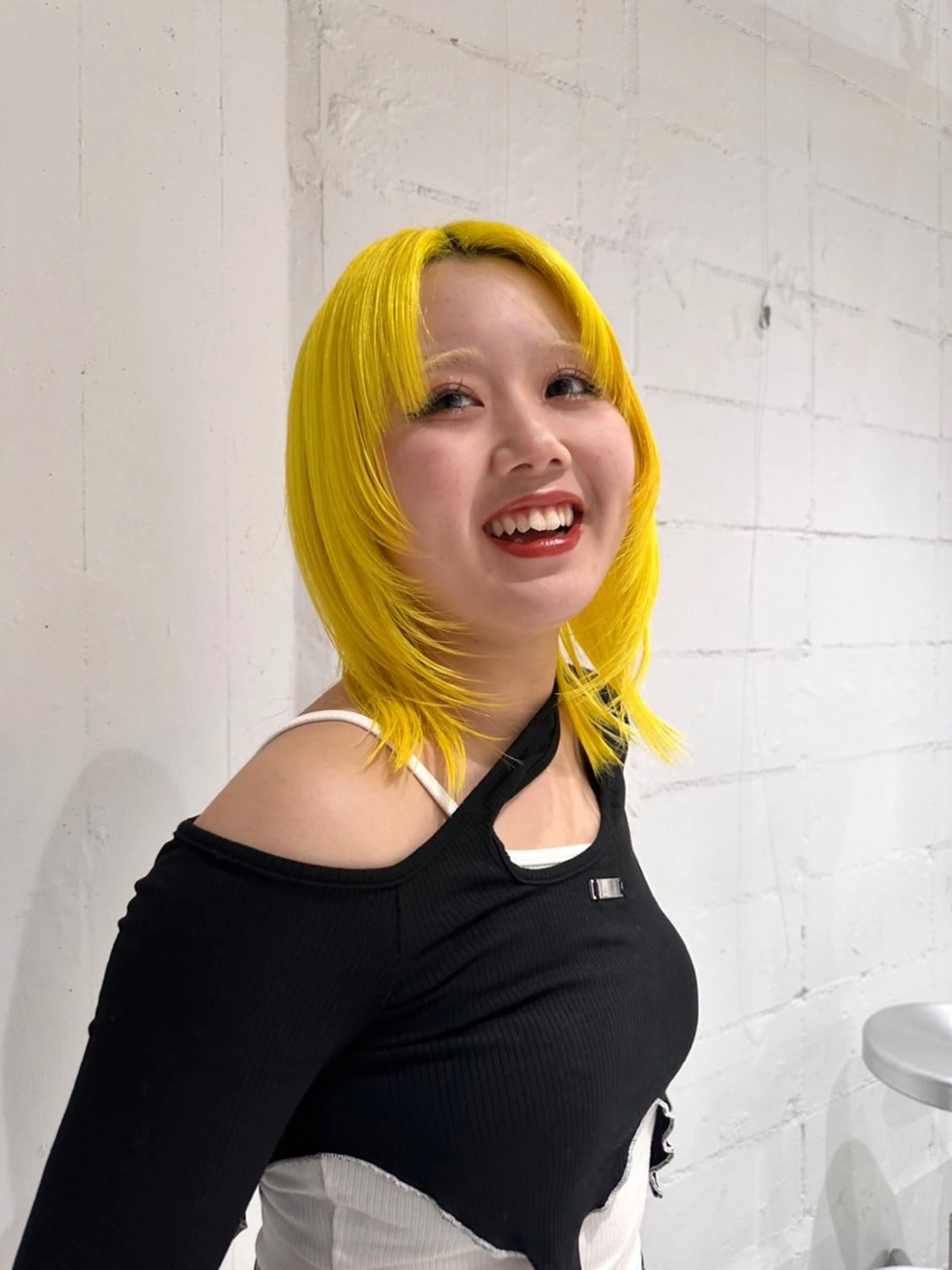 ミディアム ハイライト/ブリーチ /綾華のヘアスタイル