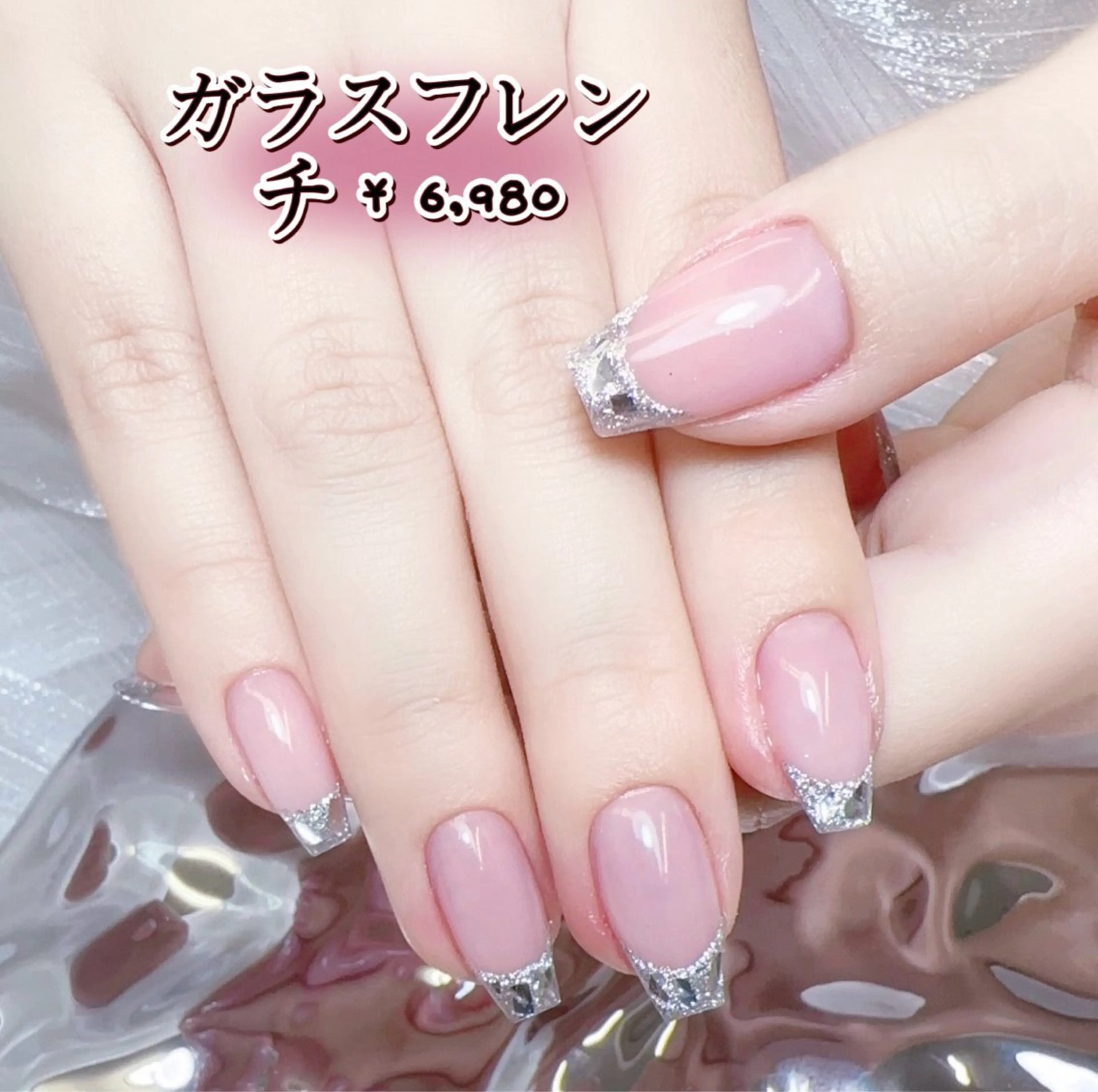 ネイル ハンドネイル ラベンダー💖日暮里 ルル💖ネイルのネイルデザイン