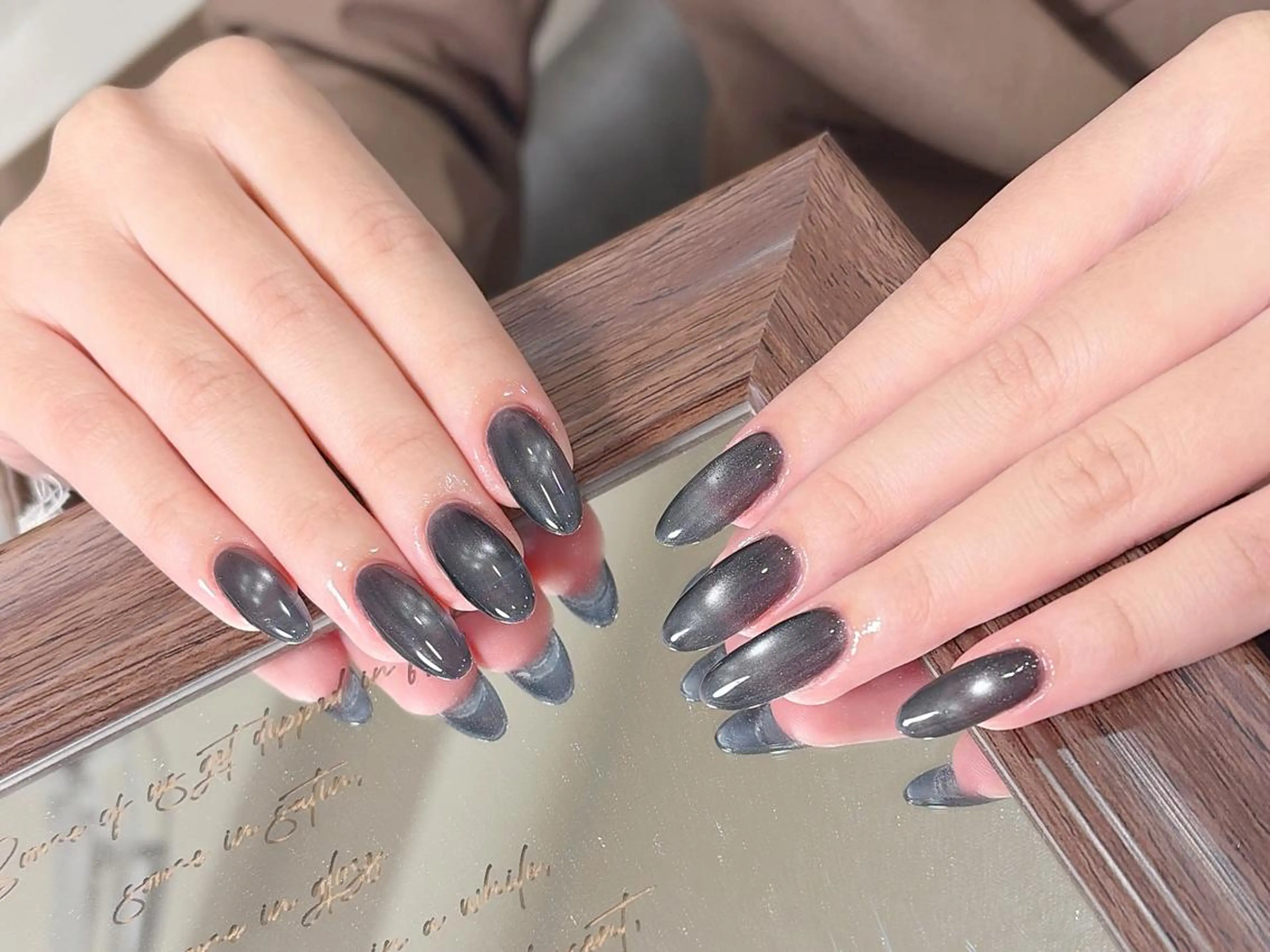 ネイル カジュアル チークネイル フレンチネイル ジェルネイル ガーリー ハンドネイル ハンドケア HD Studioのネイルデザイン