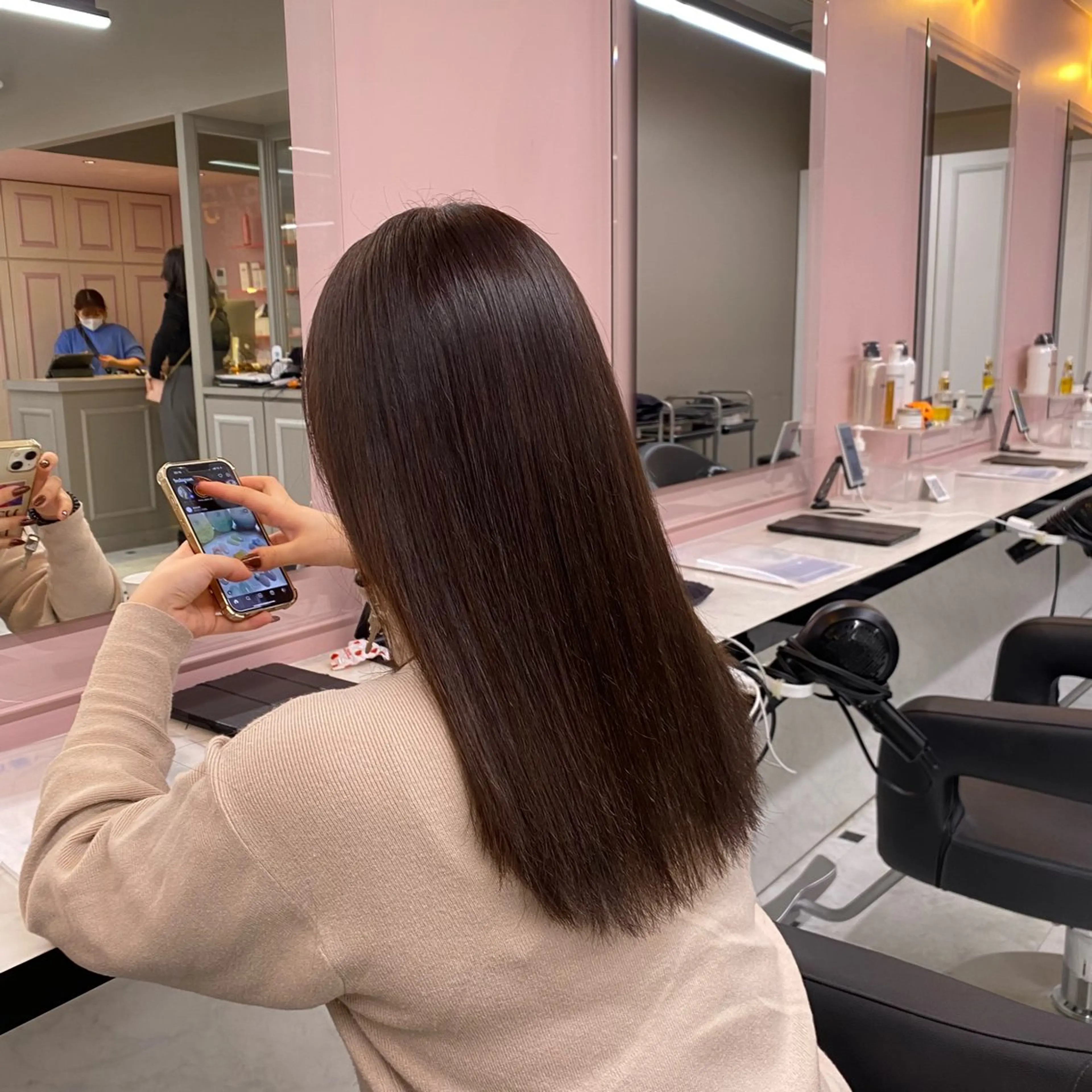 ミディアム トリートメント うる艶トレンドヘア 🕊️上野BABYのヘアスタイル