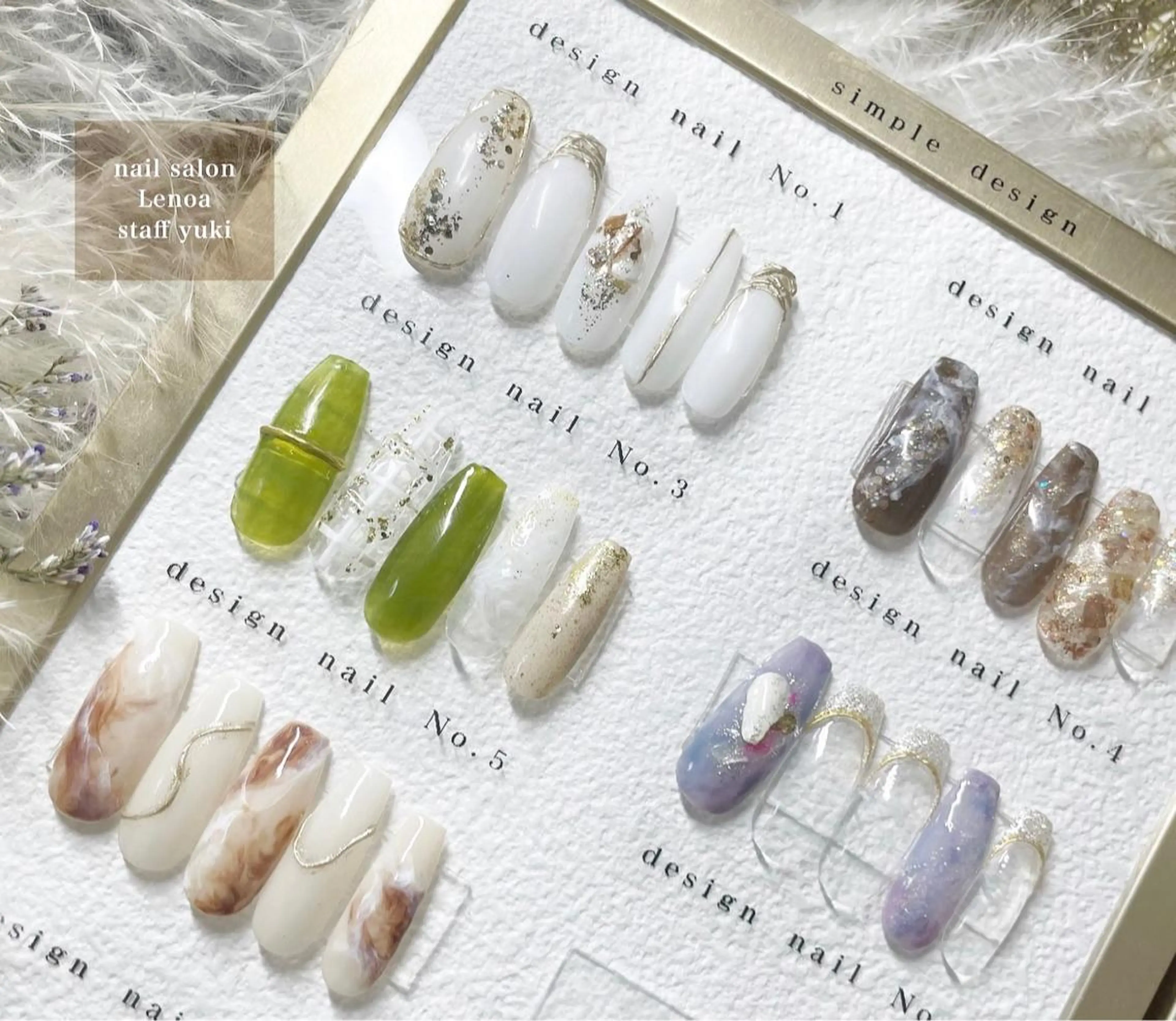 ネイル ハンドネイル Lenoa Yukiのネイルデザイン